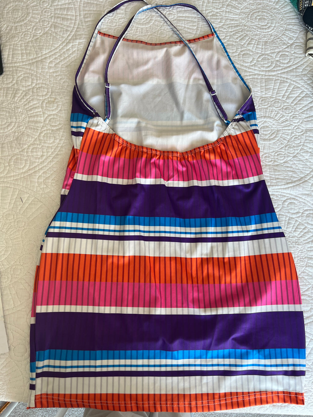 Mini multi coloured dress