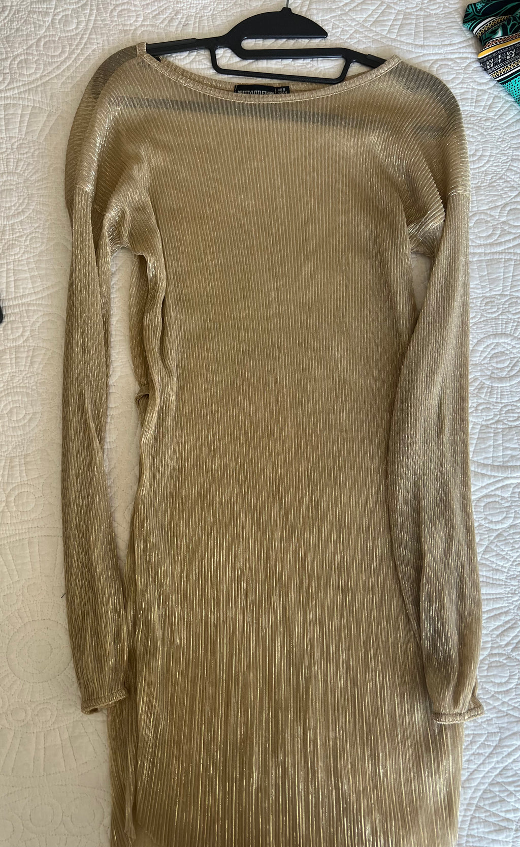 Gold PLT maxi dress