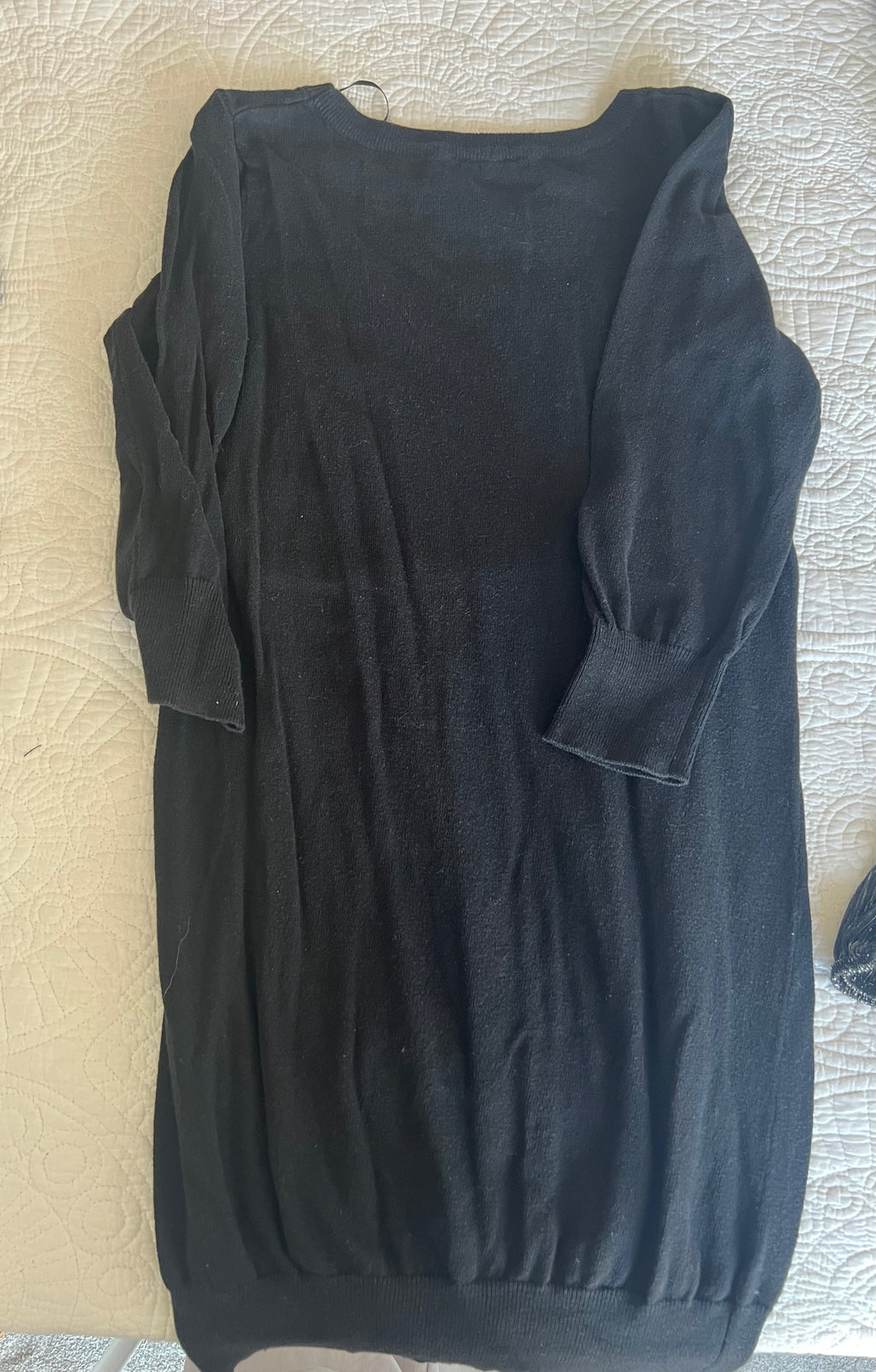 Navy jumper dress