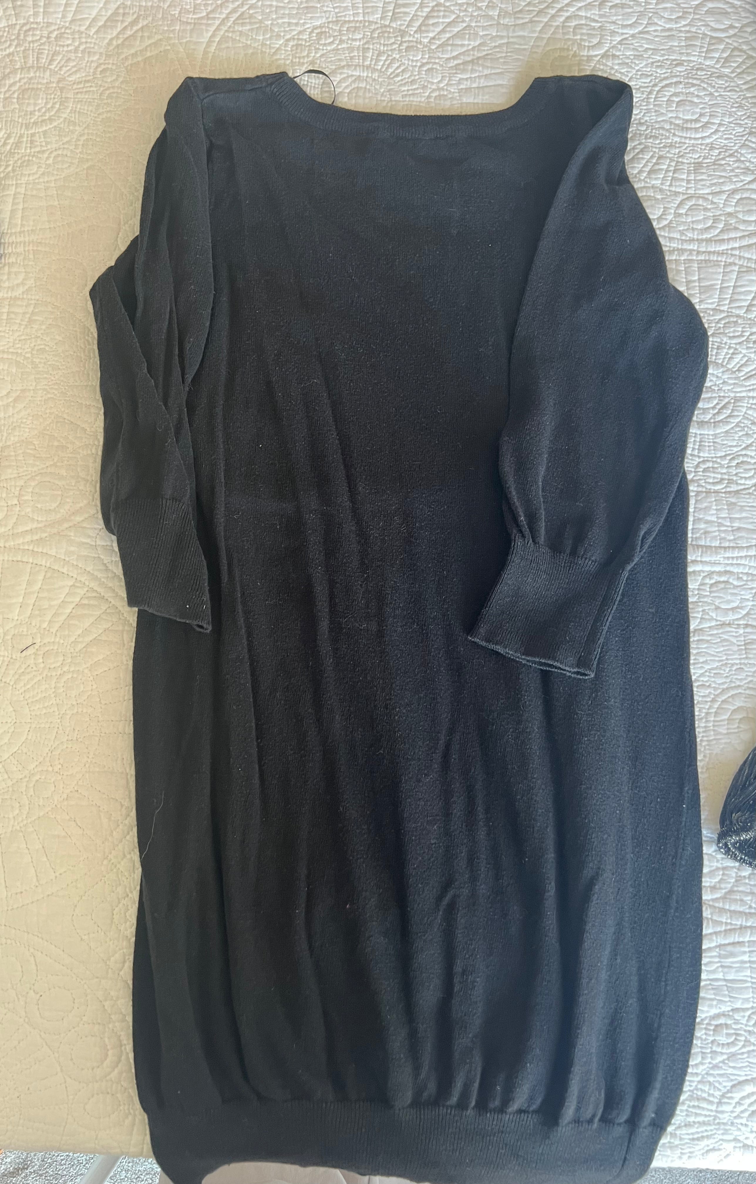 Navy jumper dress