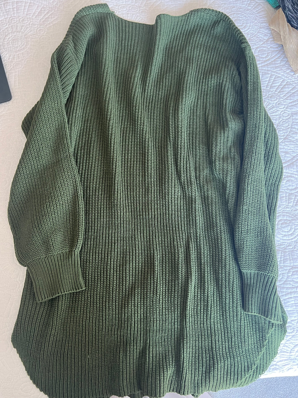 Long sleeve green jumper