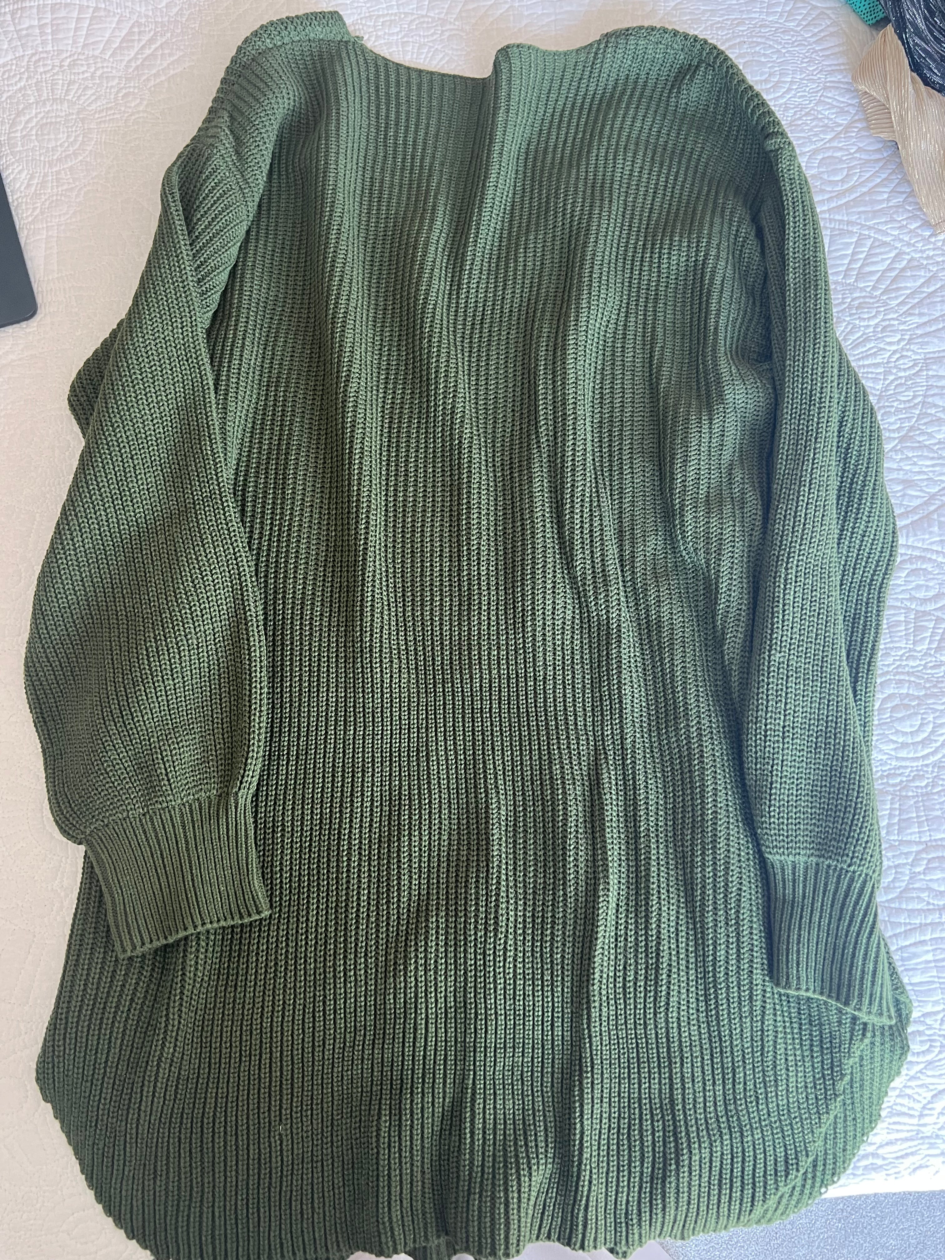 Long sleeve green jumper