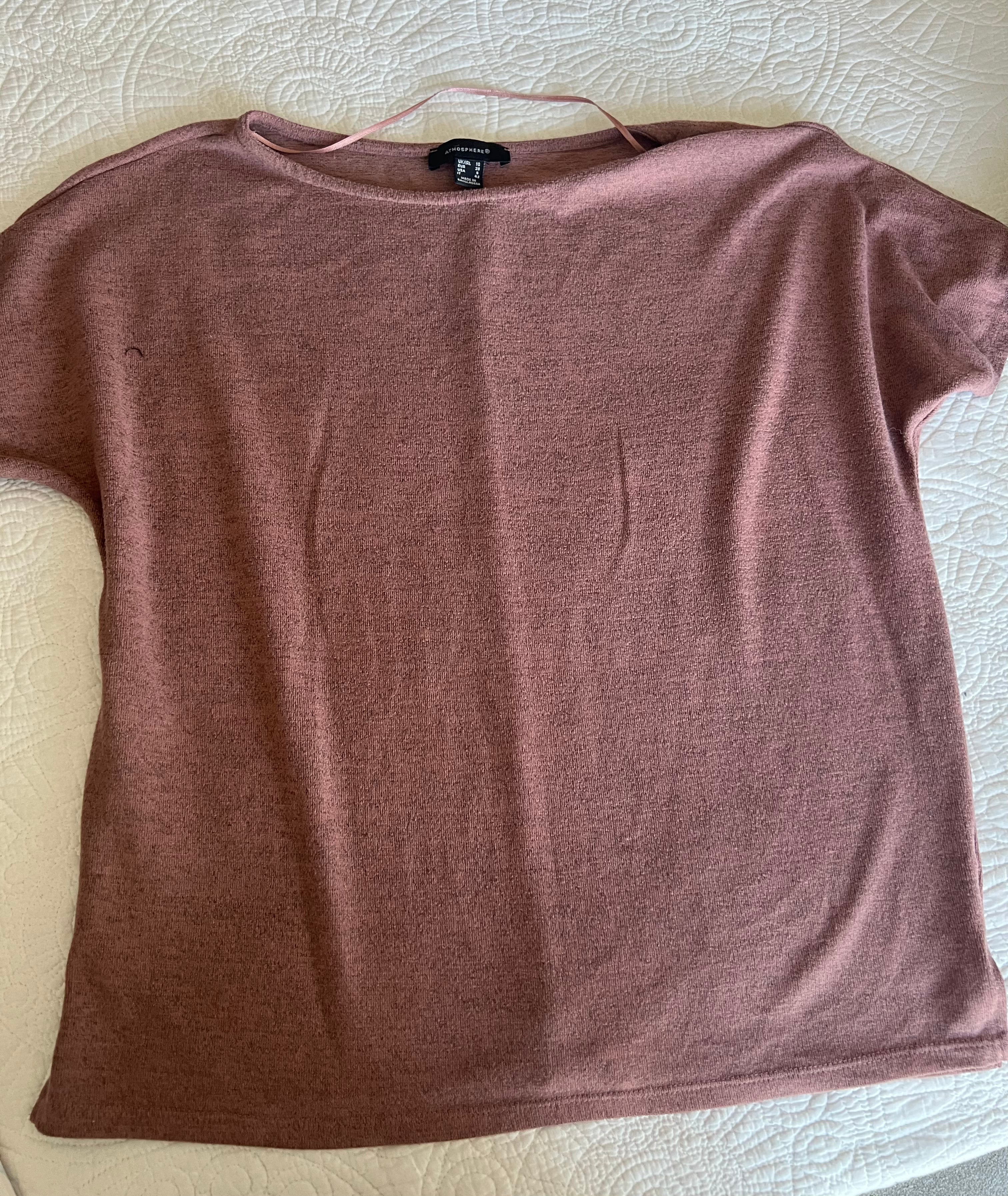Pink short sleeve top