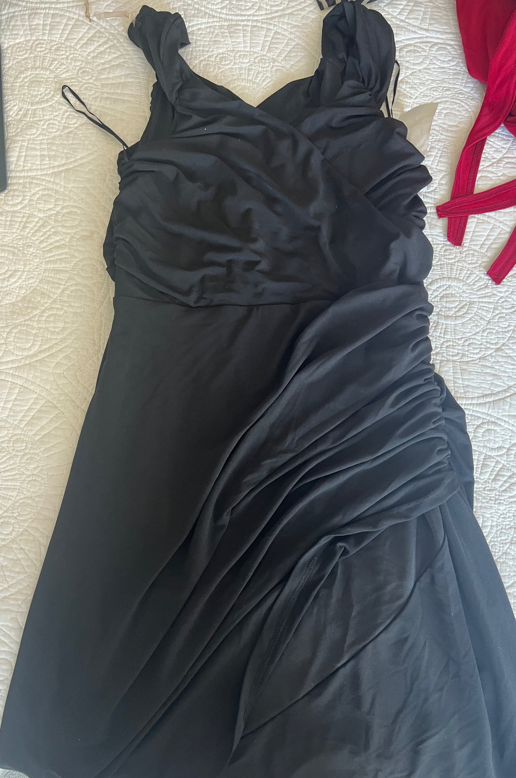 Black mini dress