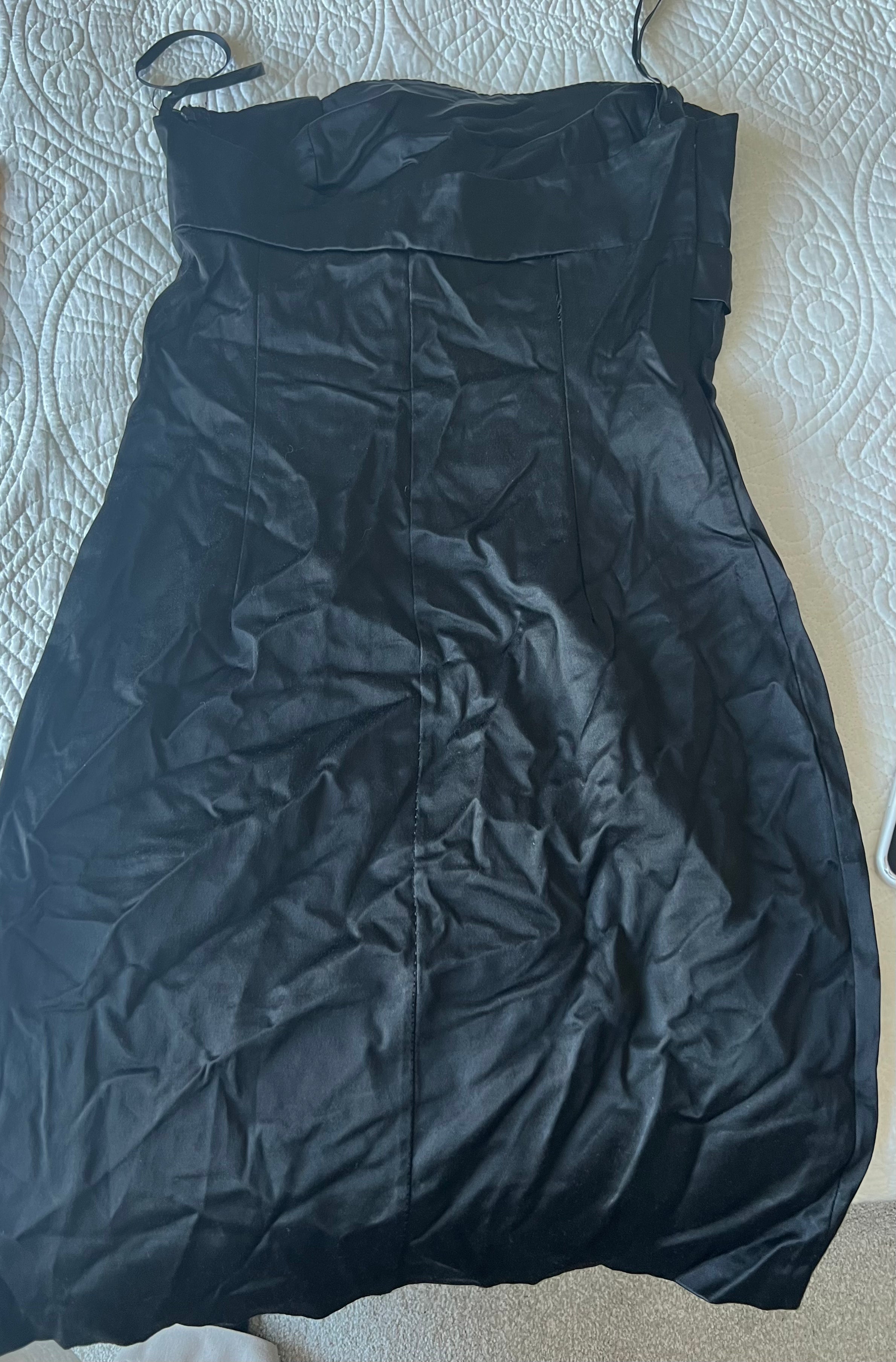 Black mini dress