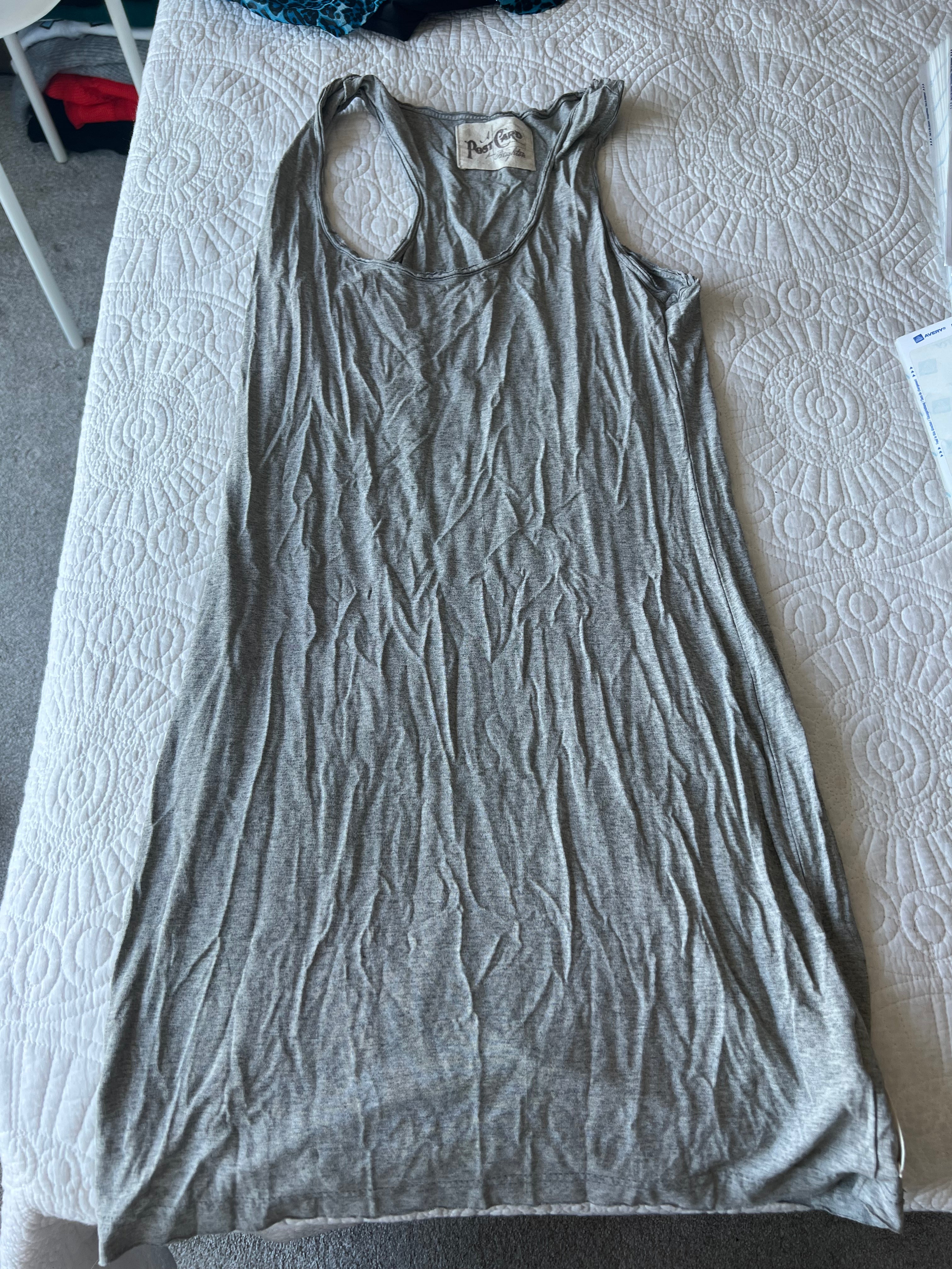 Grey vest top