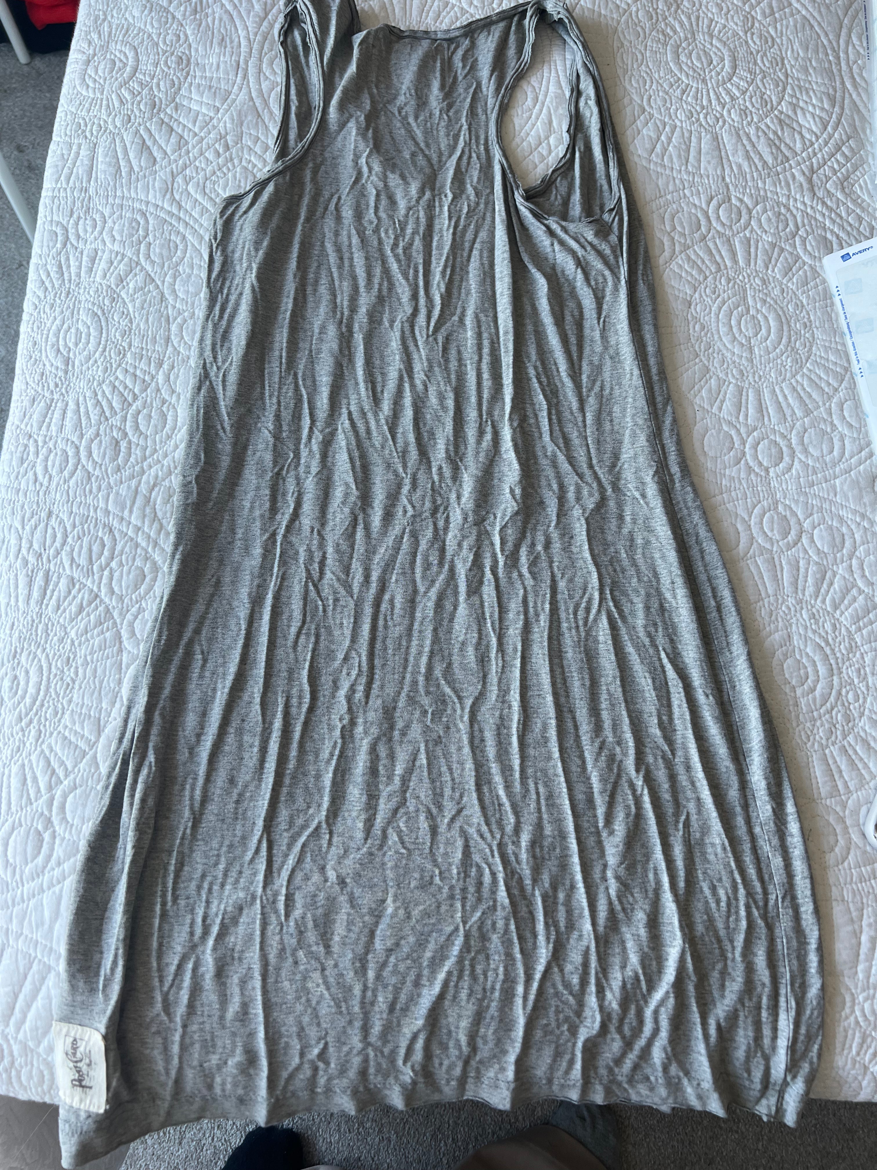 Grey vest top