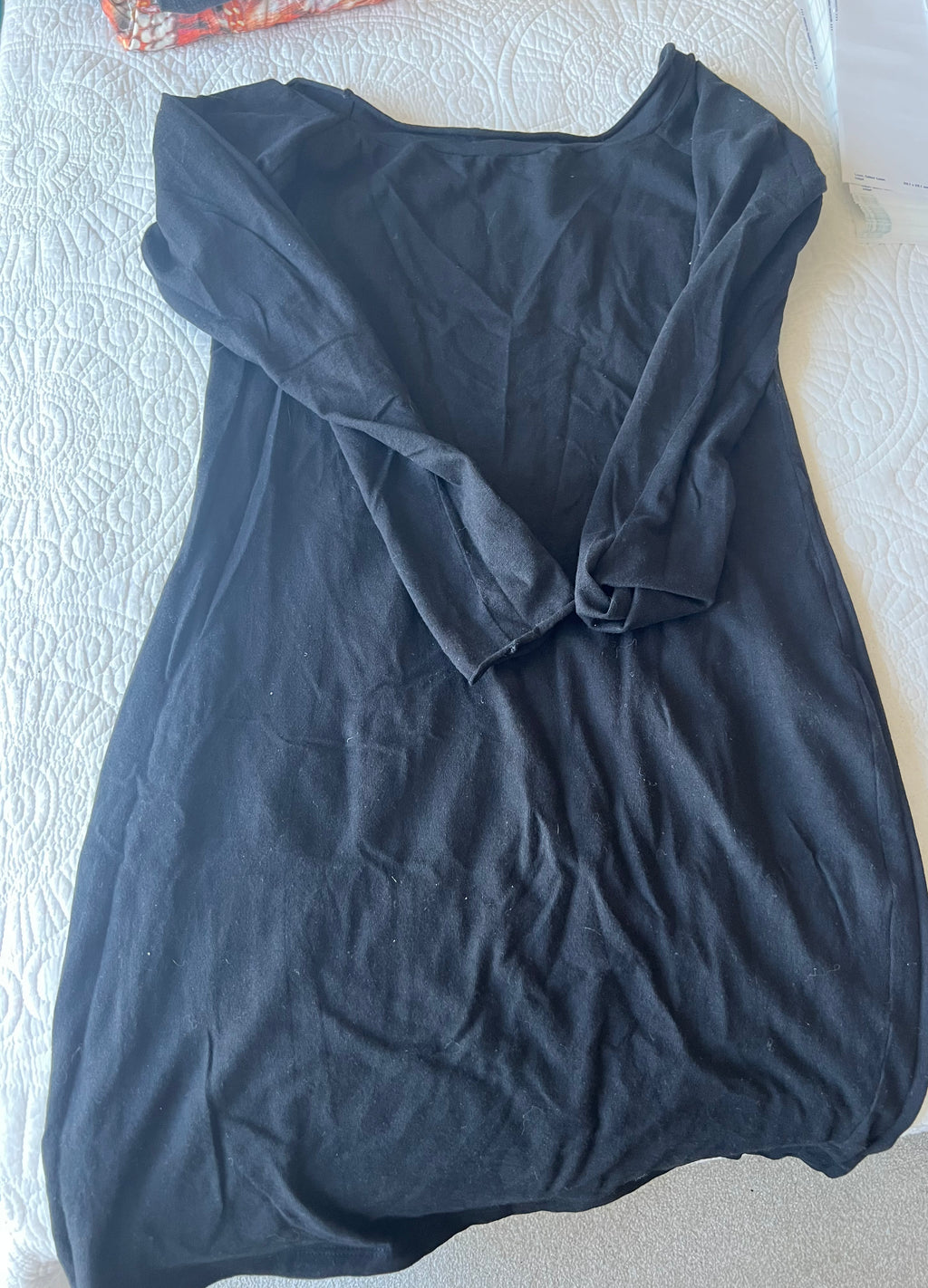 Black ASOS midi dress