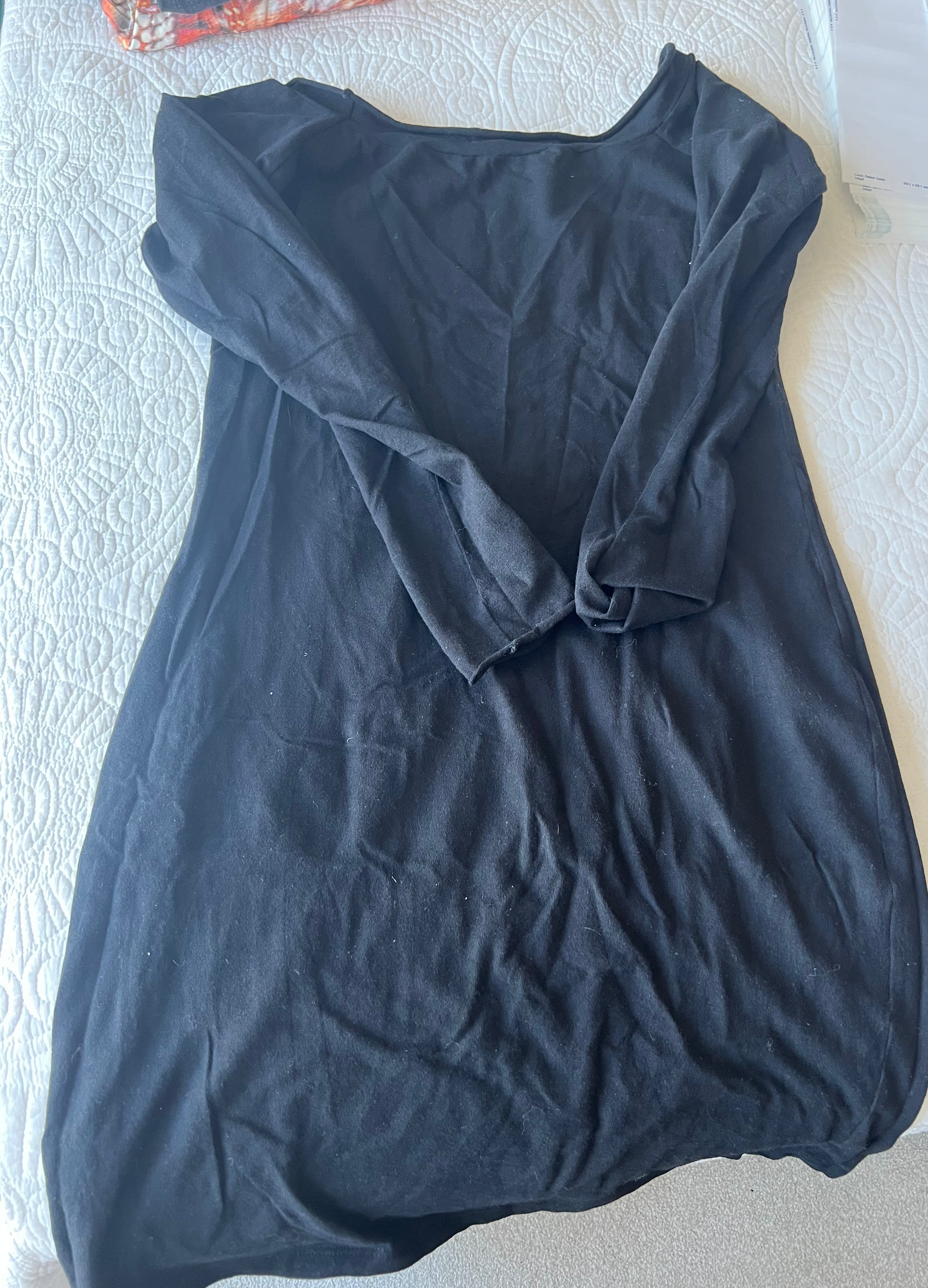 Black ASOS midi dress