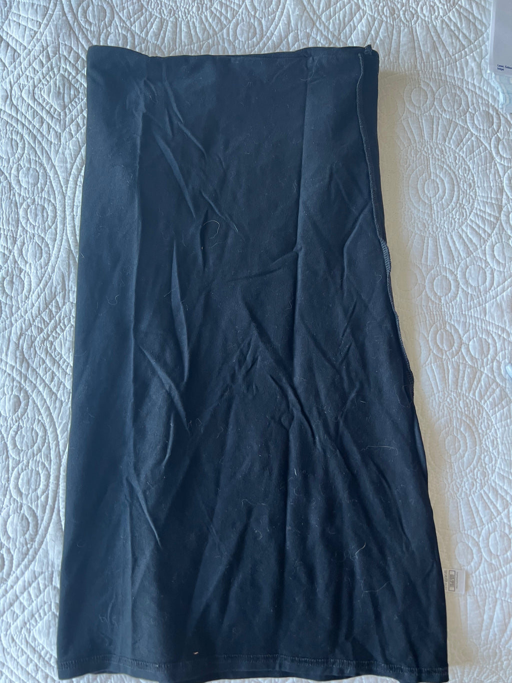Topshop black tube dress
