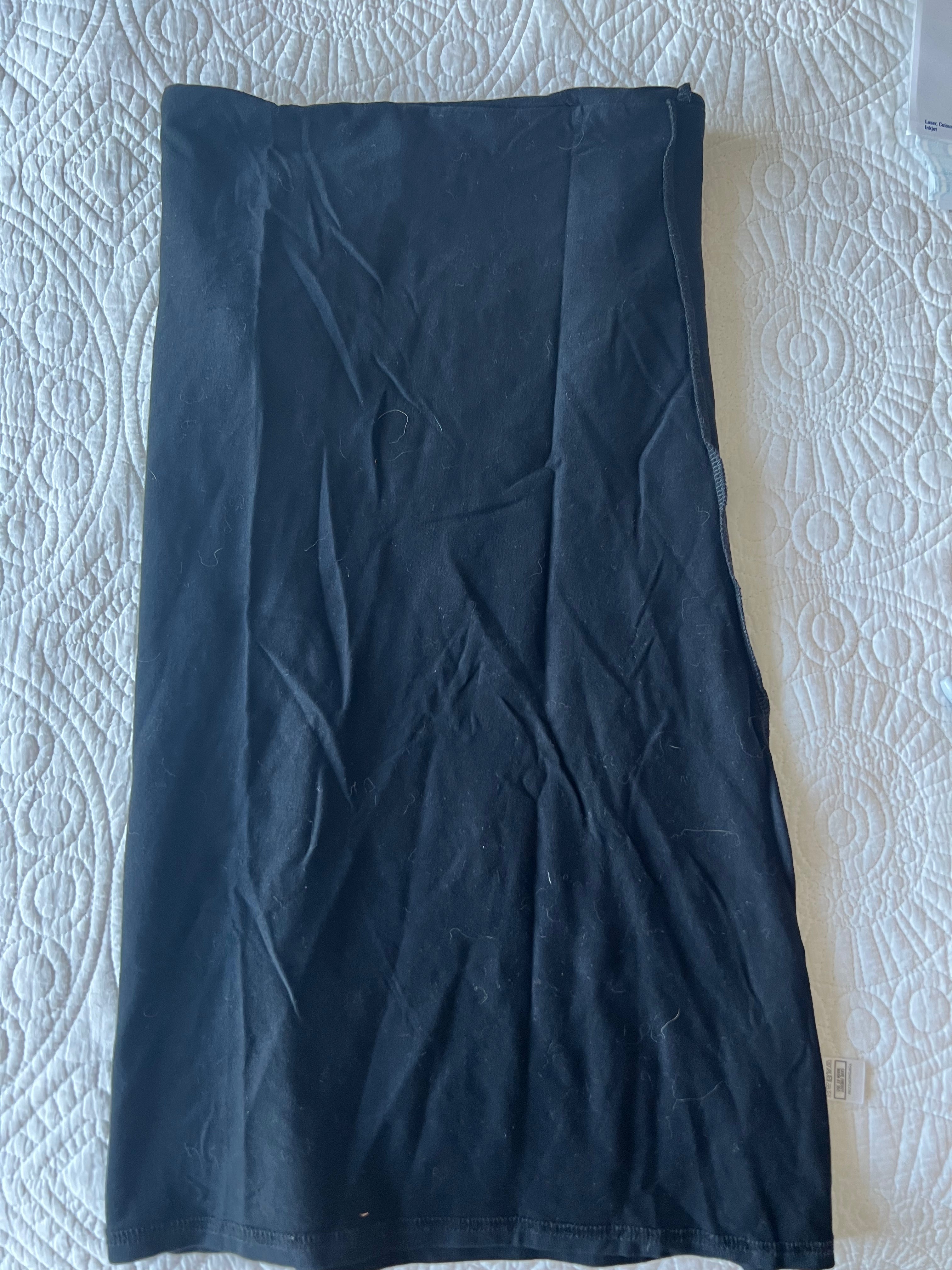 Topshop black tube dress