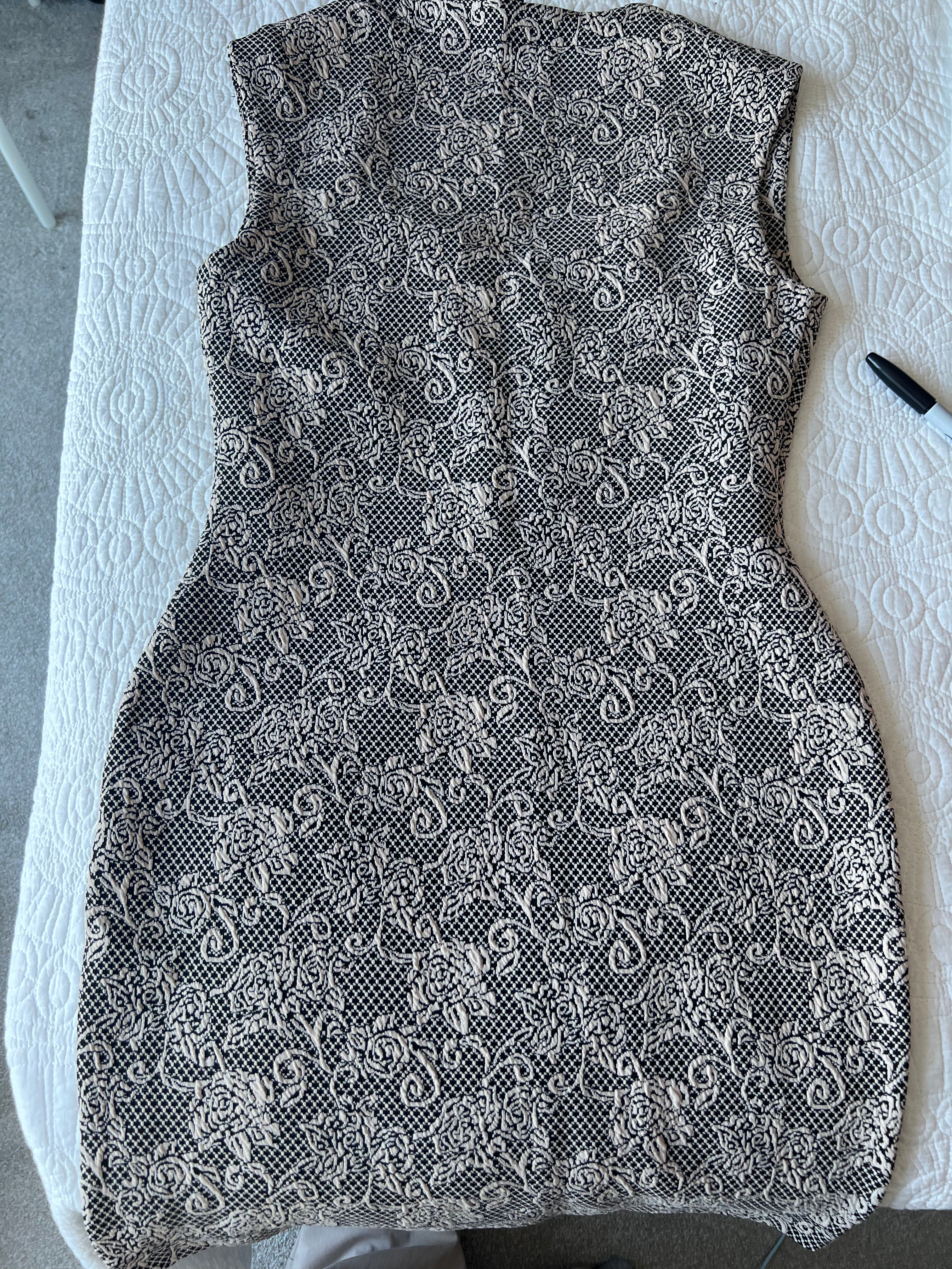 Patterned mini dress