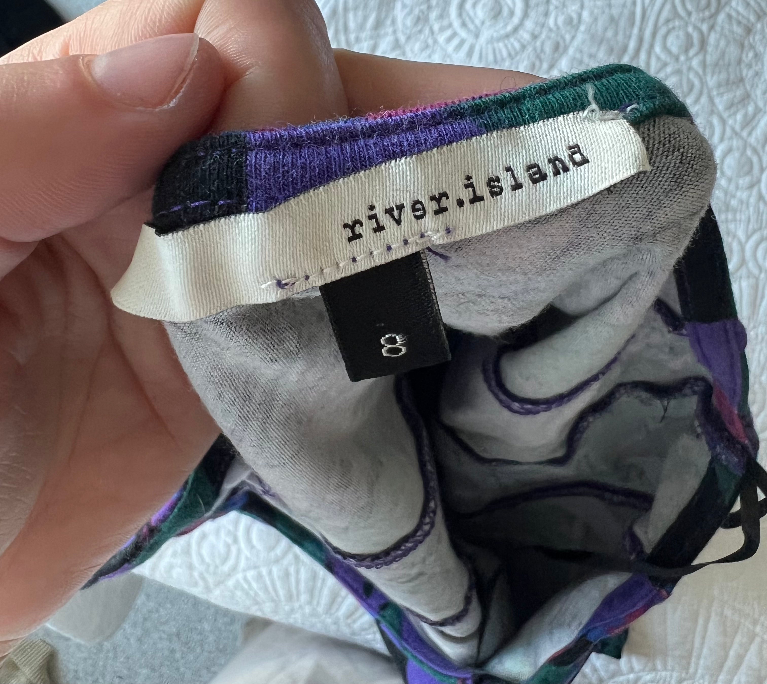 Asymetrical purple midi dress