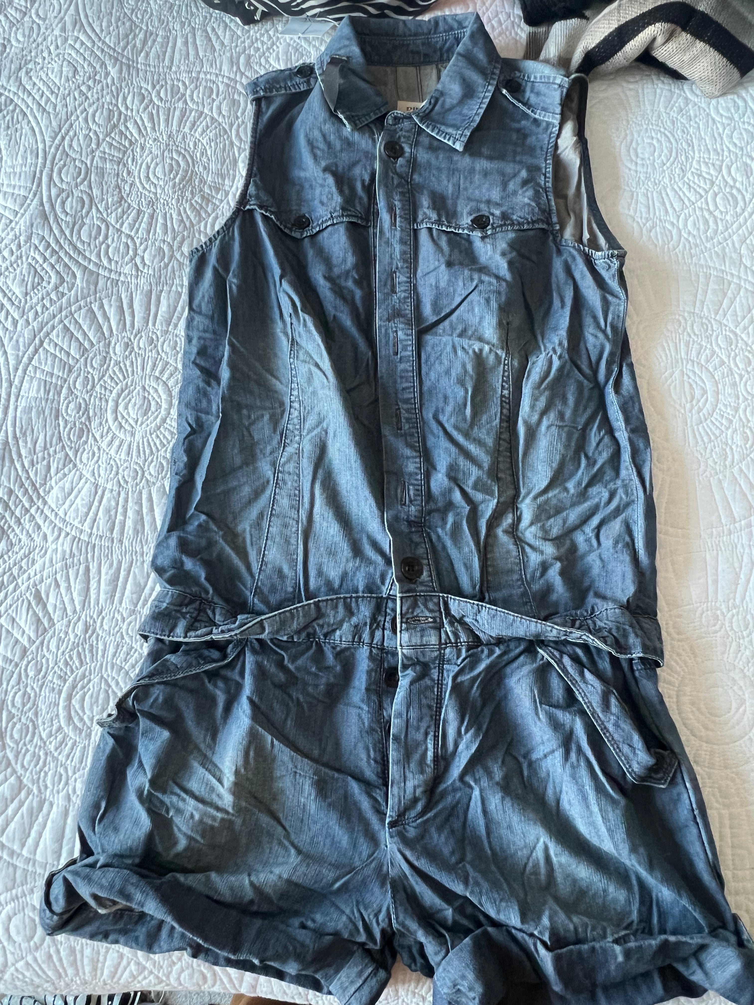 DIESEL denim playsuit