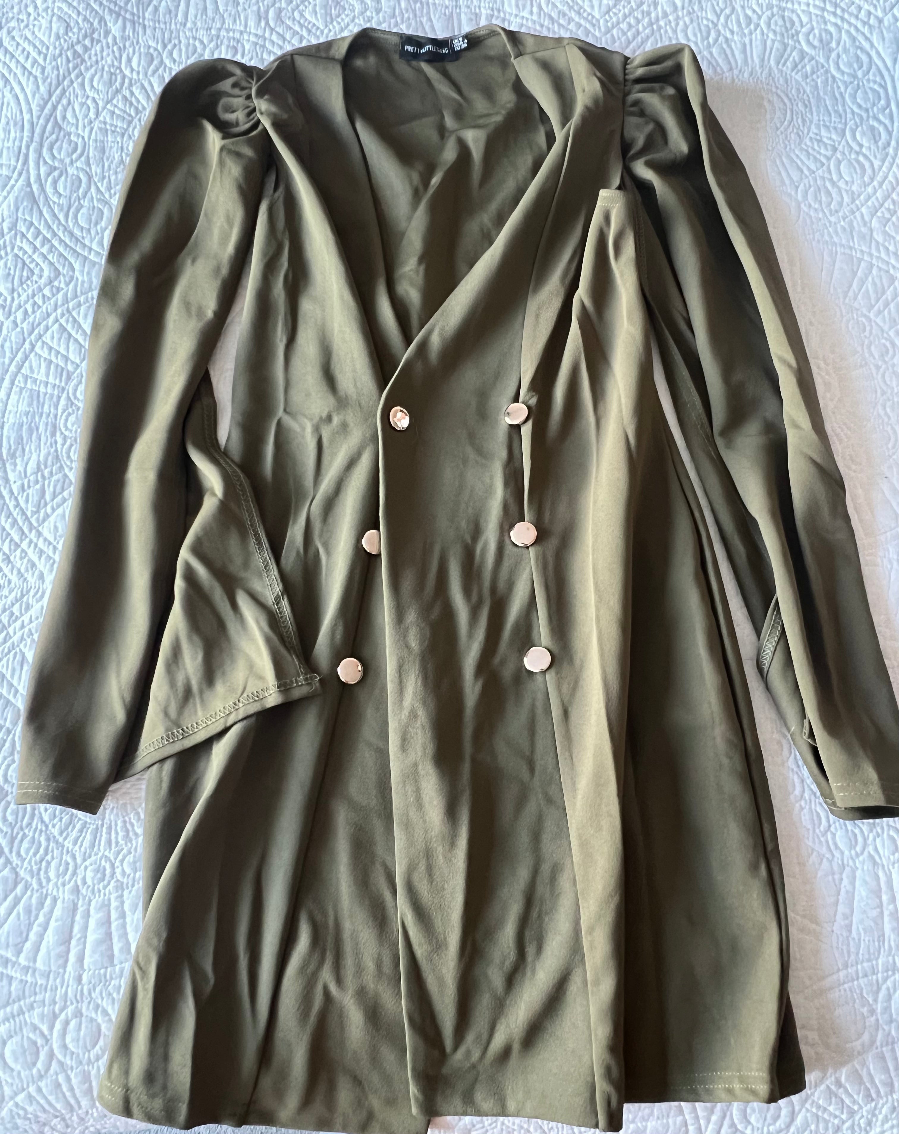 Midi green jacket