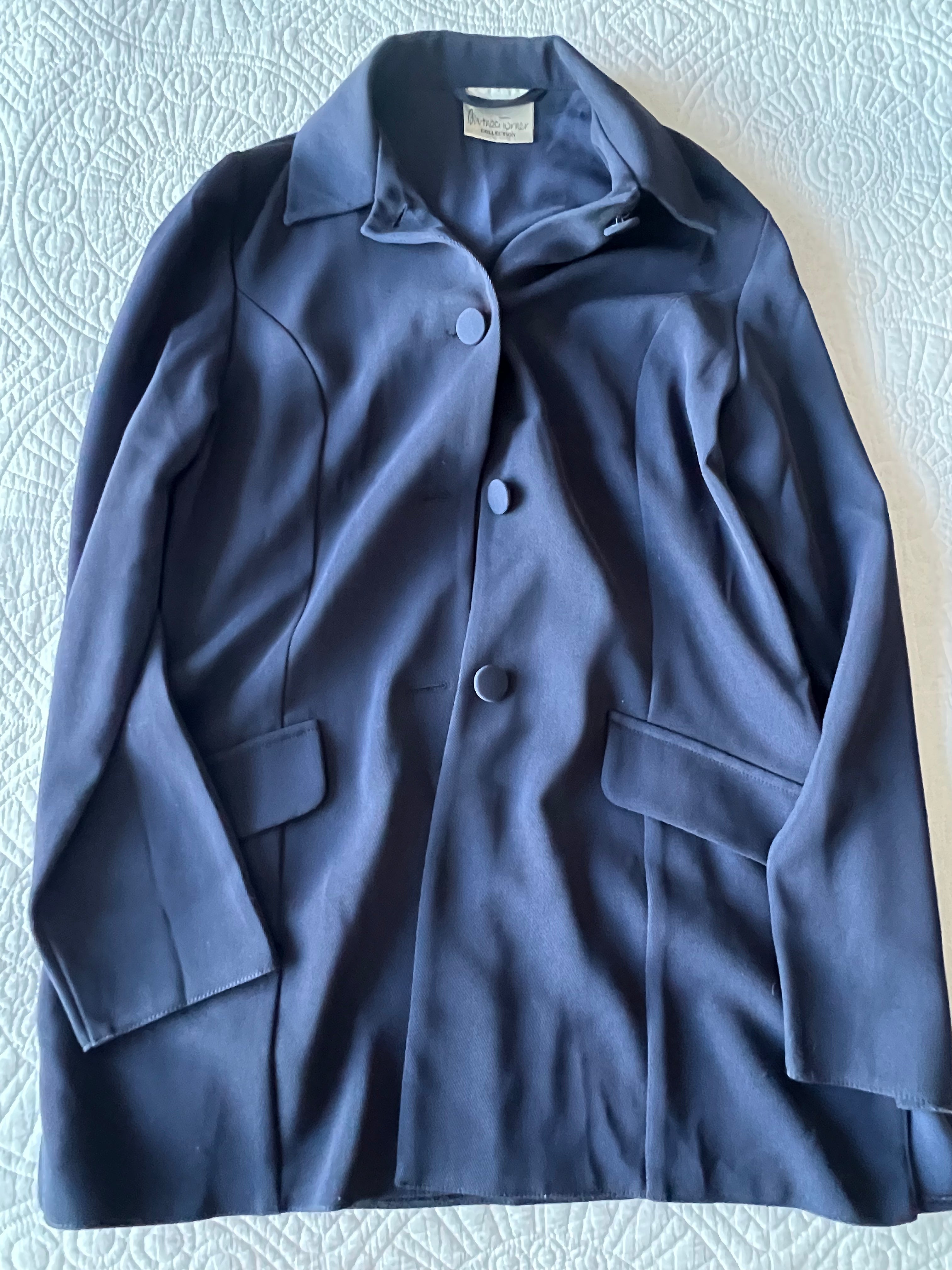 Blue button up jacket