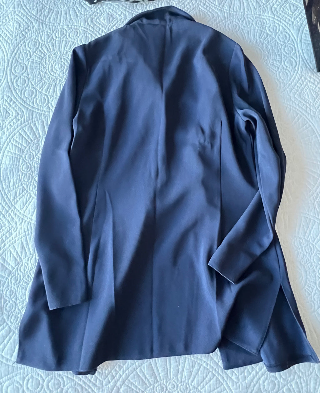 Blue button up jacket