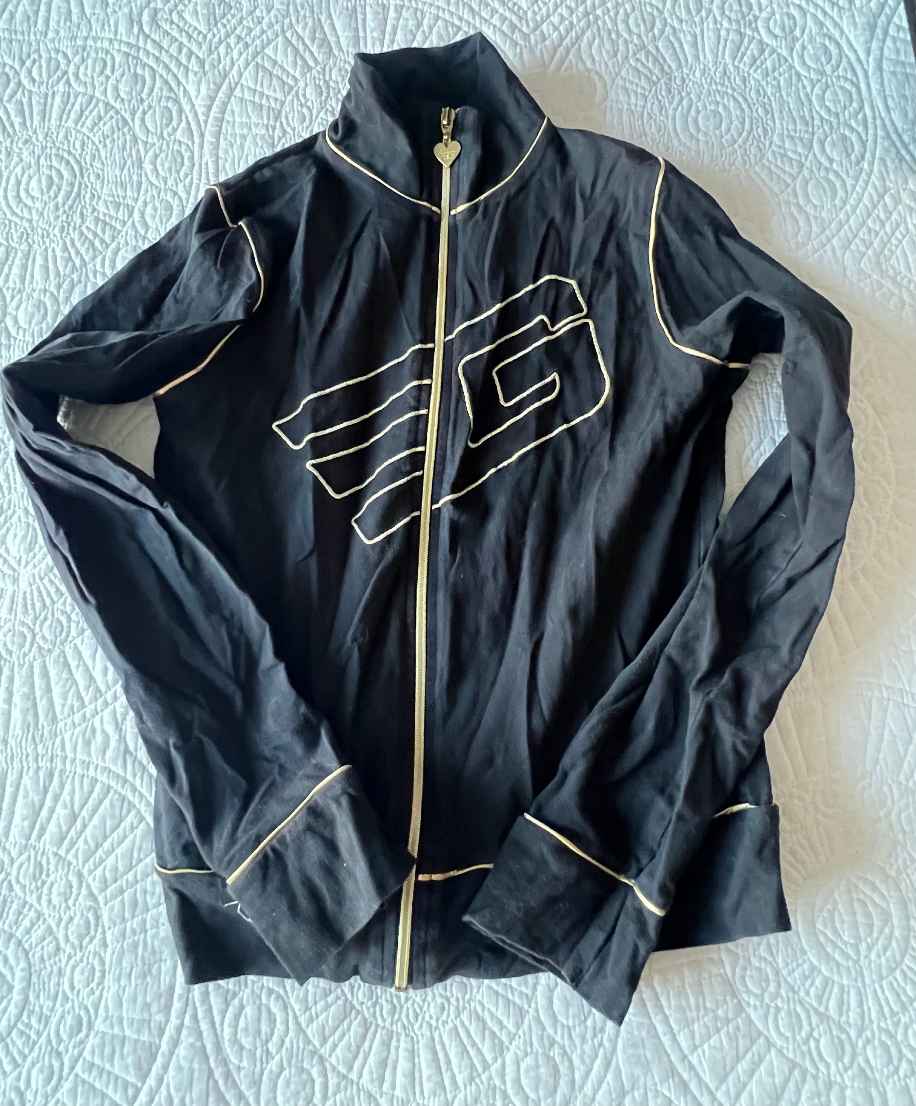 Black GOLDDIGGA zip up jacket