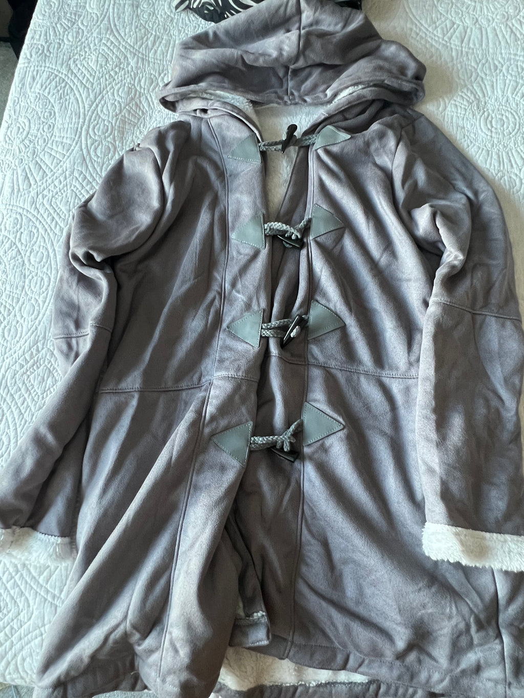 Grey midi jacket