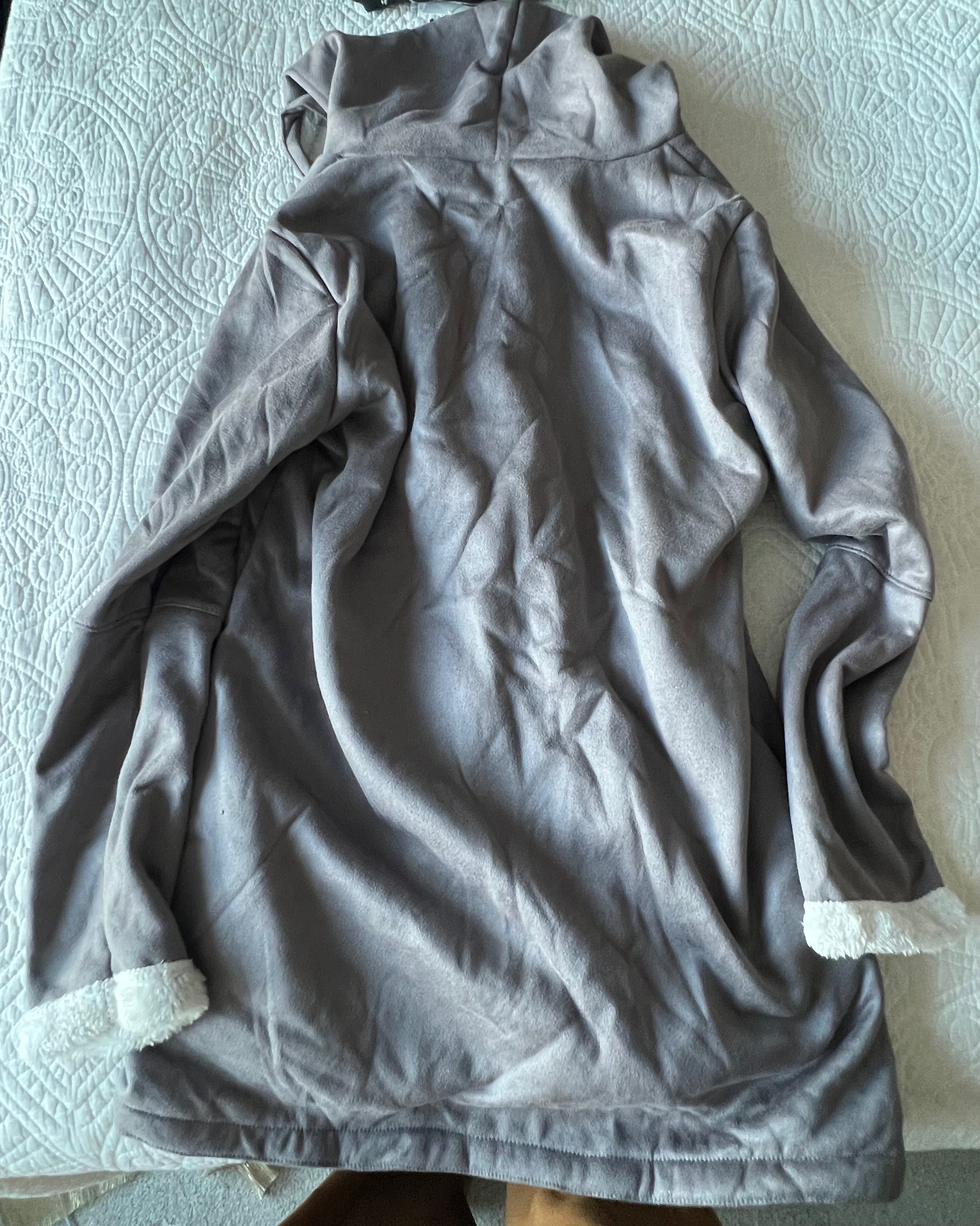 Grey midi jacket