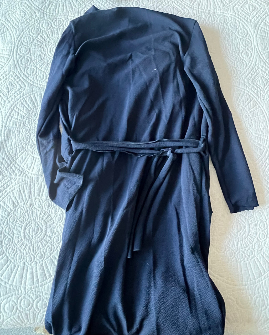 Long navy jacket