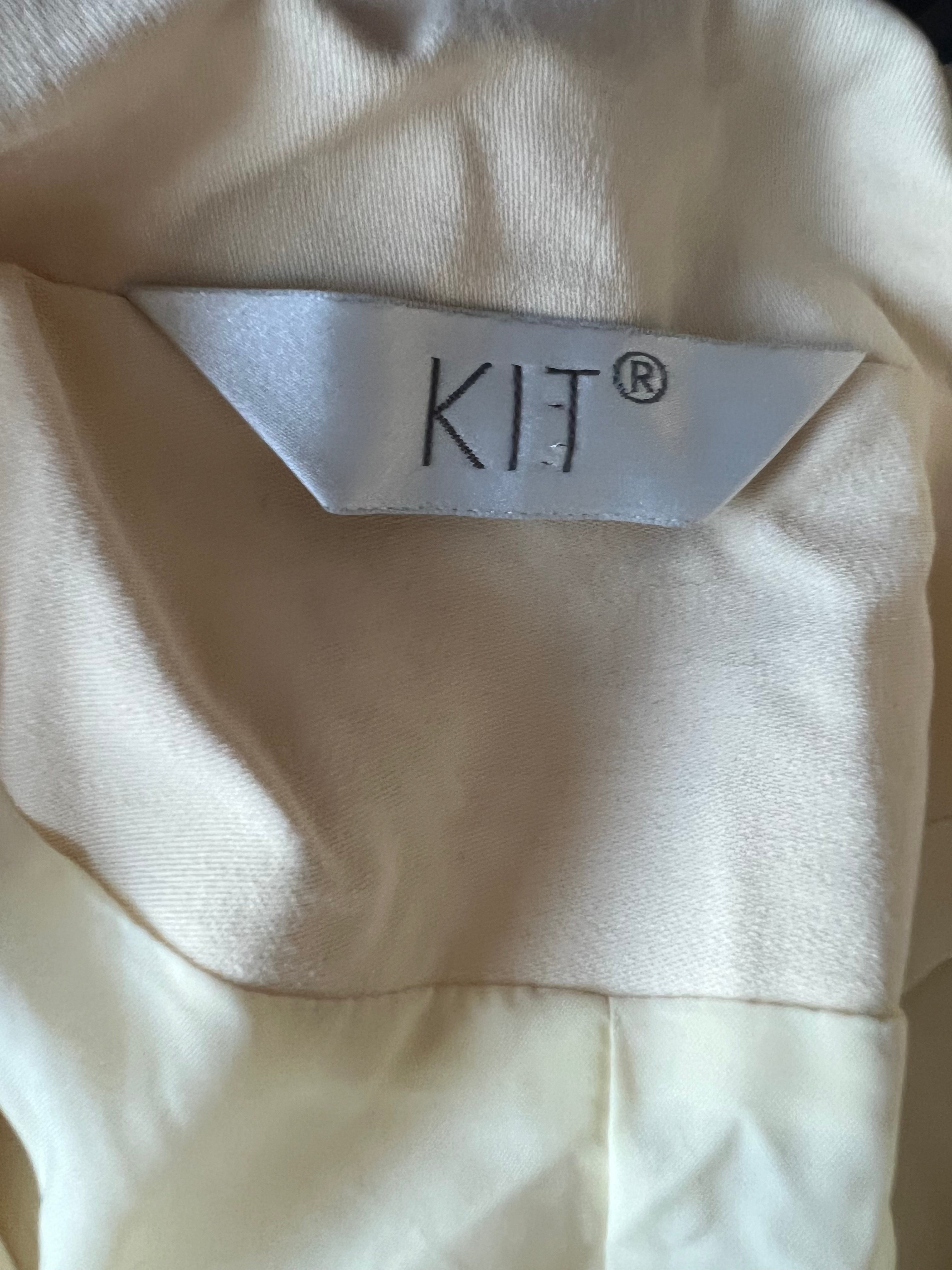 Cream trench coat