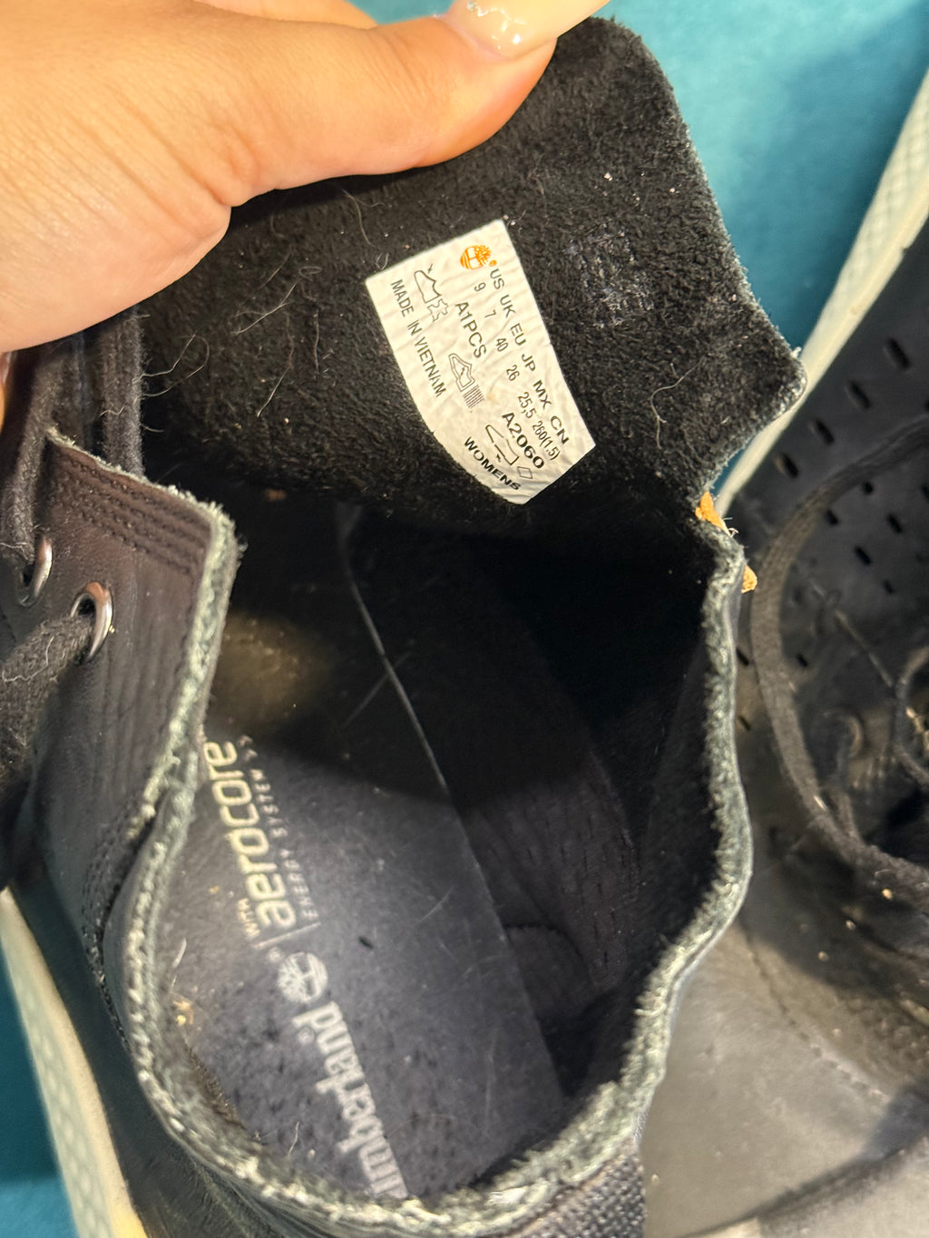 Timberland black trainers - Size 7