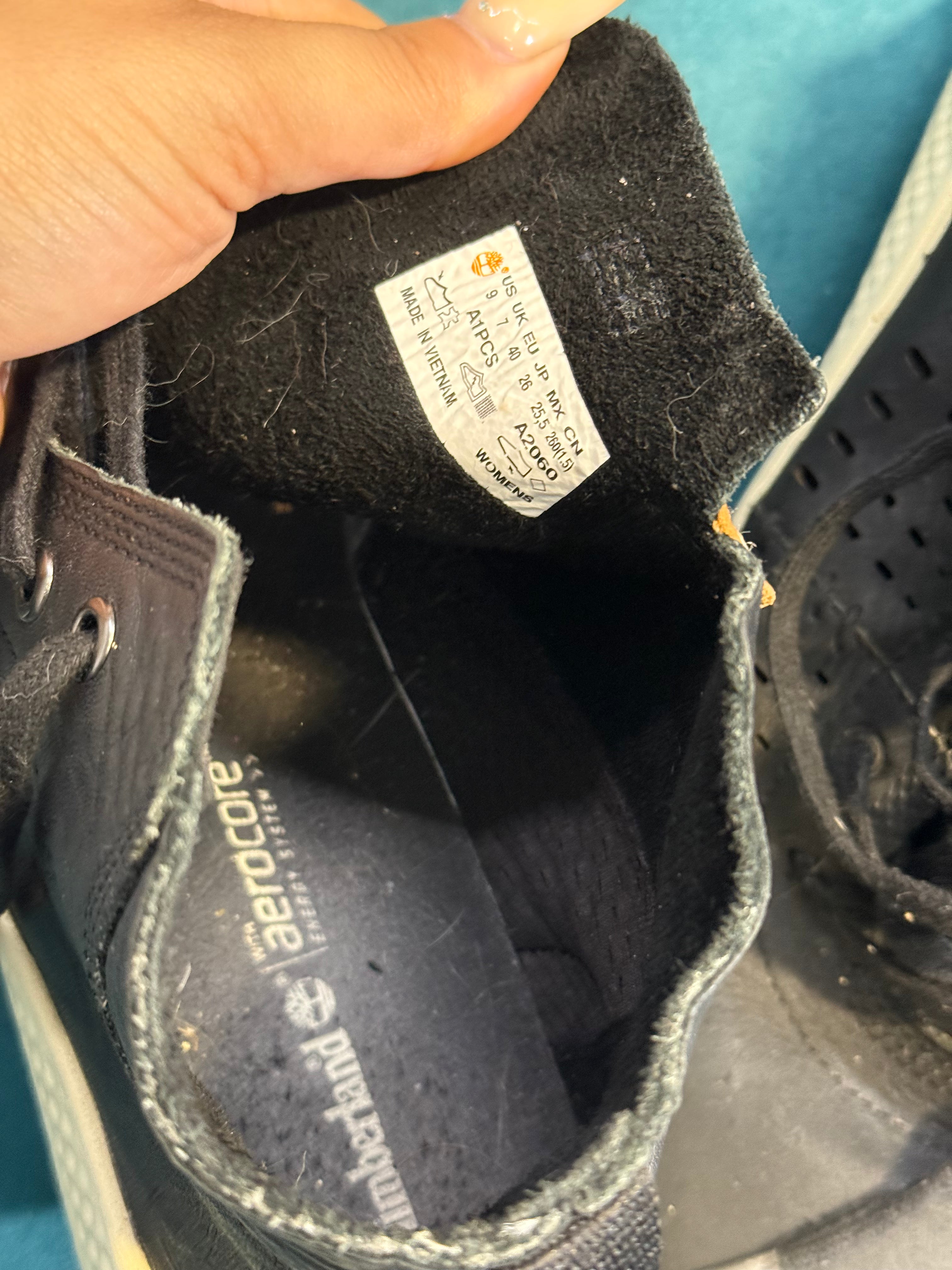 Timberland black trainers - Size 7