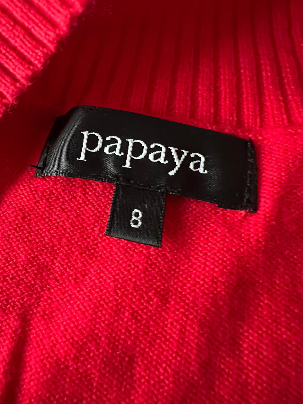 Red jumper dress