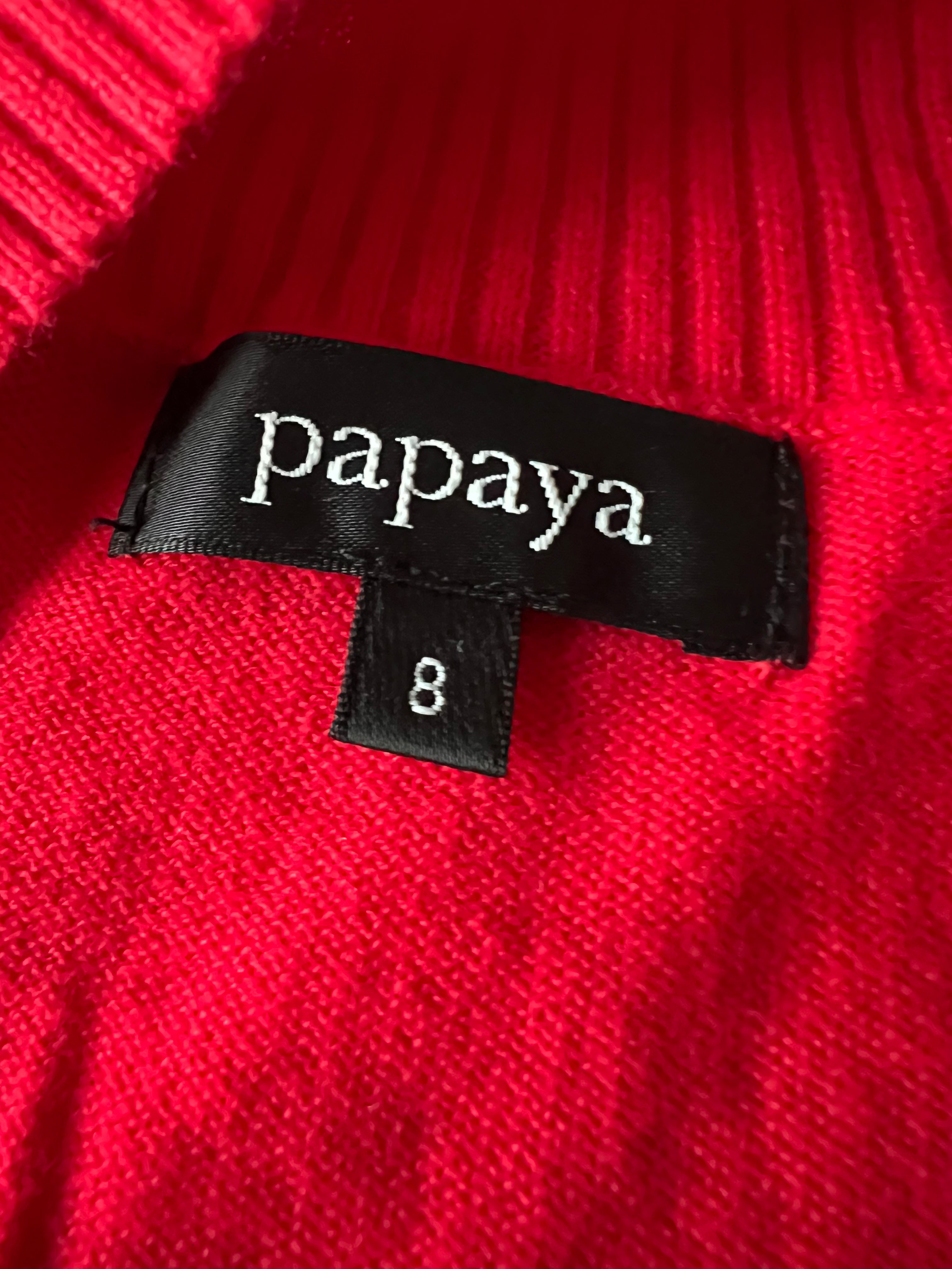 Red jumper dress