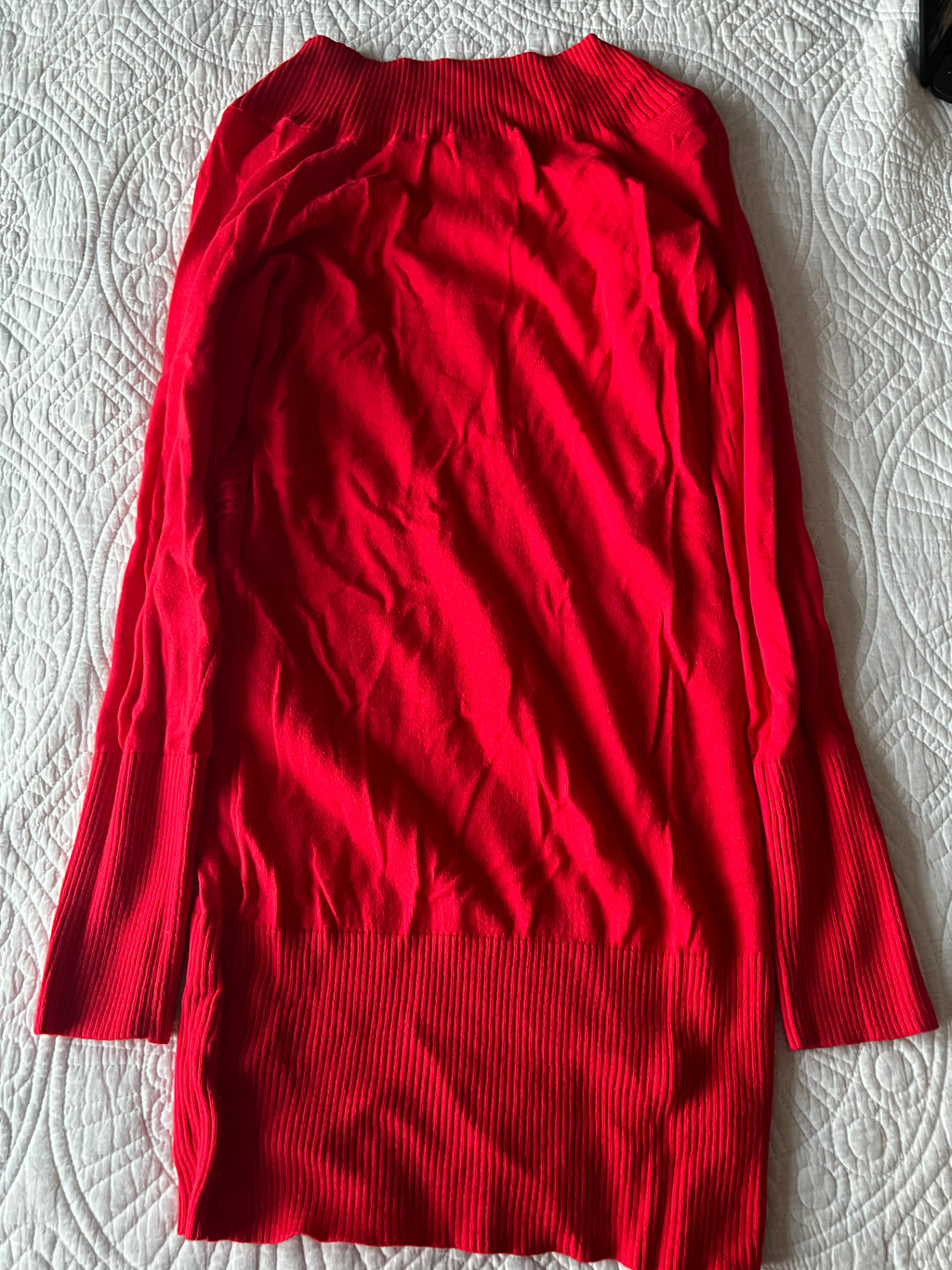 Red jumper dress