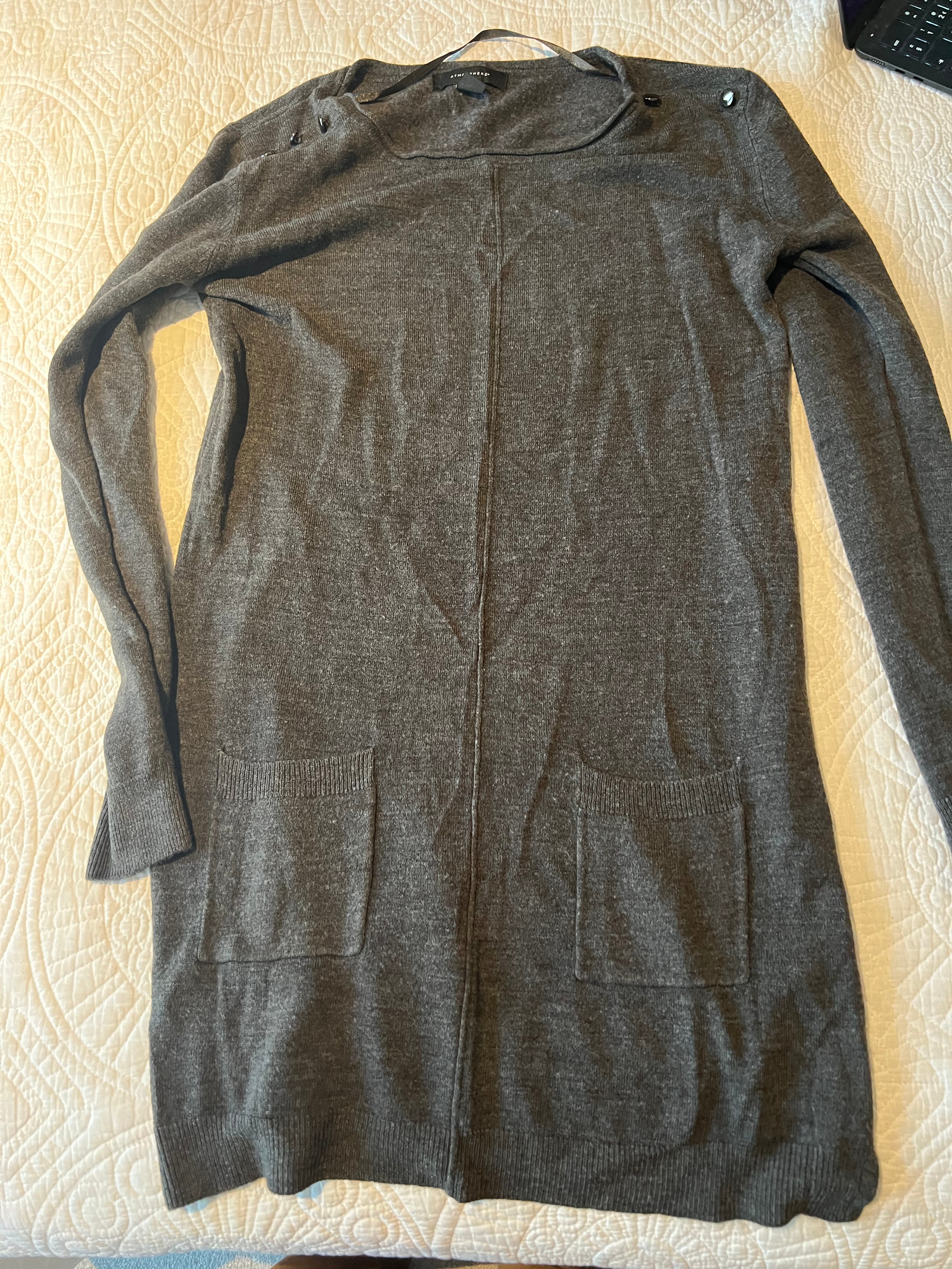Grey jumper dress