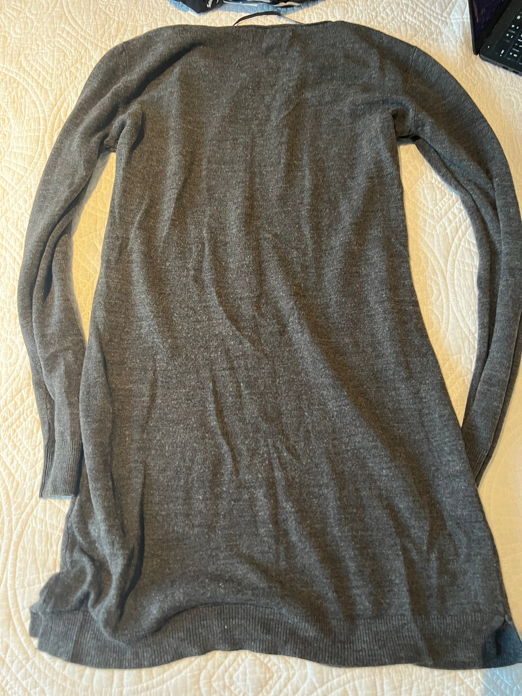 Grey jumper dress