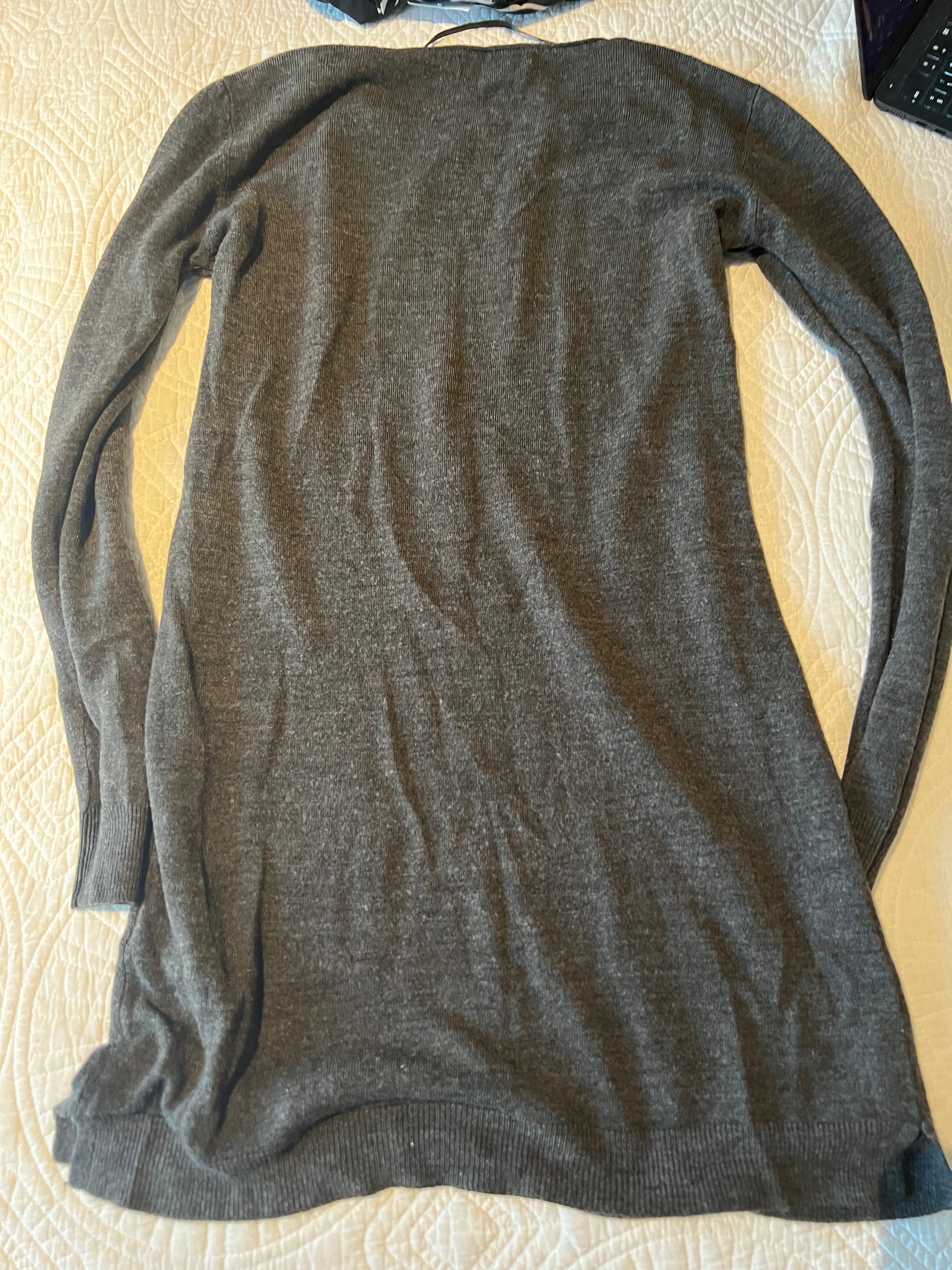 Grey jumper dress