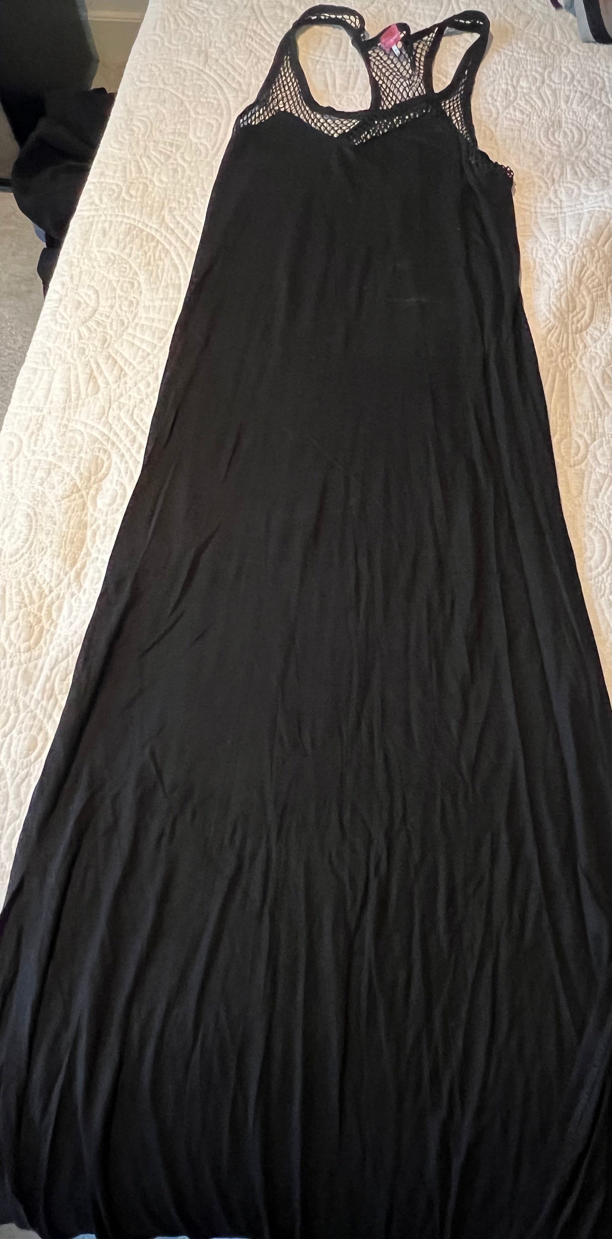 Black flowy maxi dress