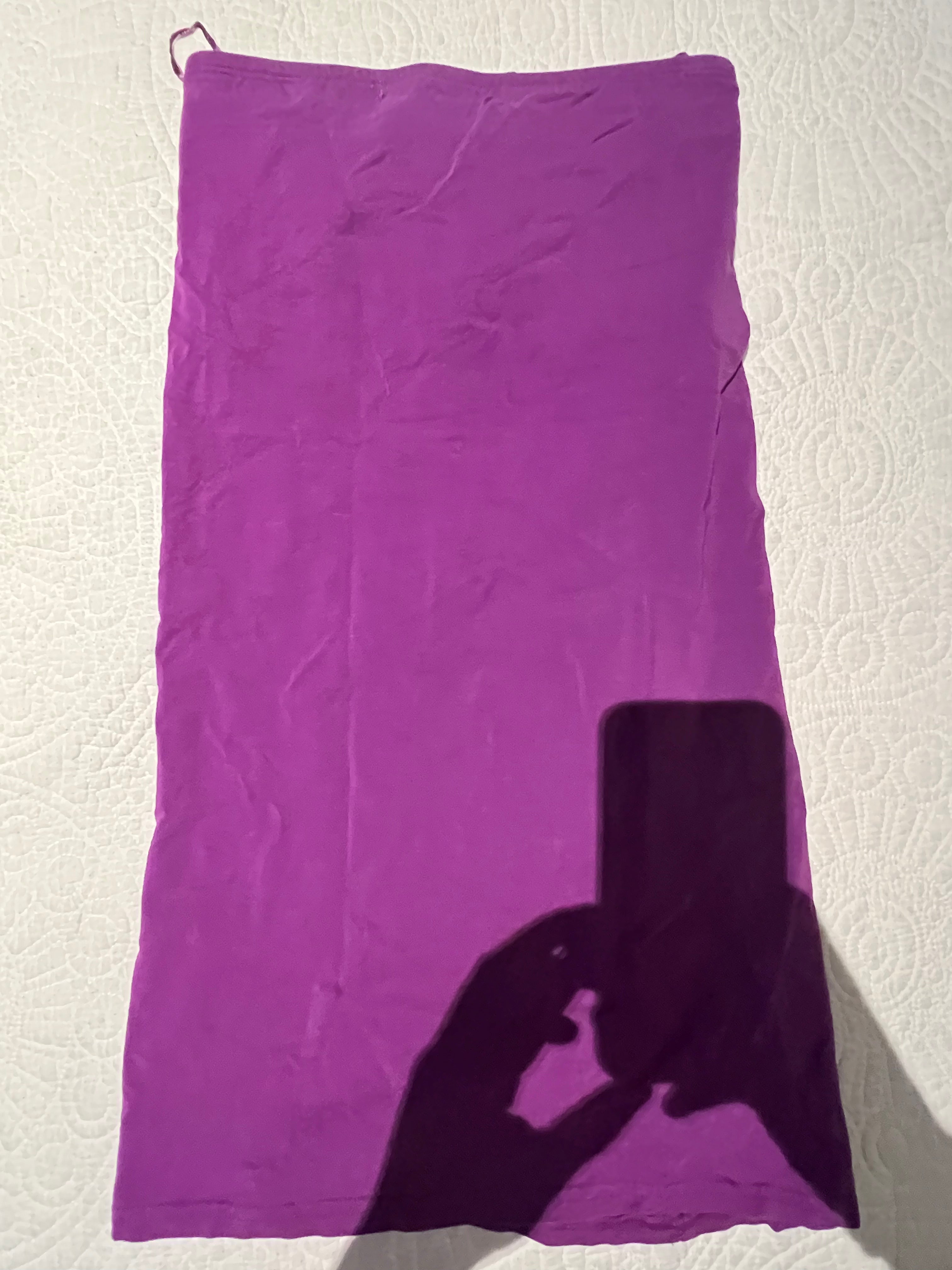 Purple mini tube dress