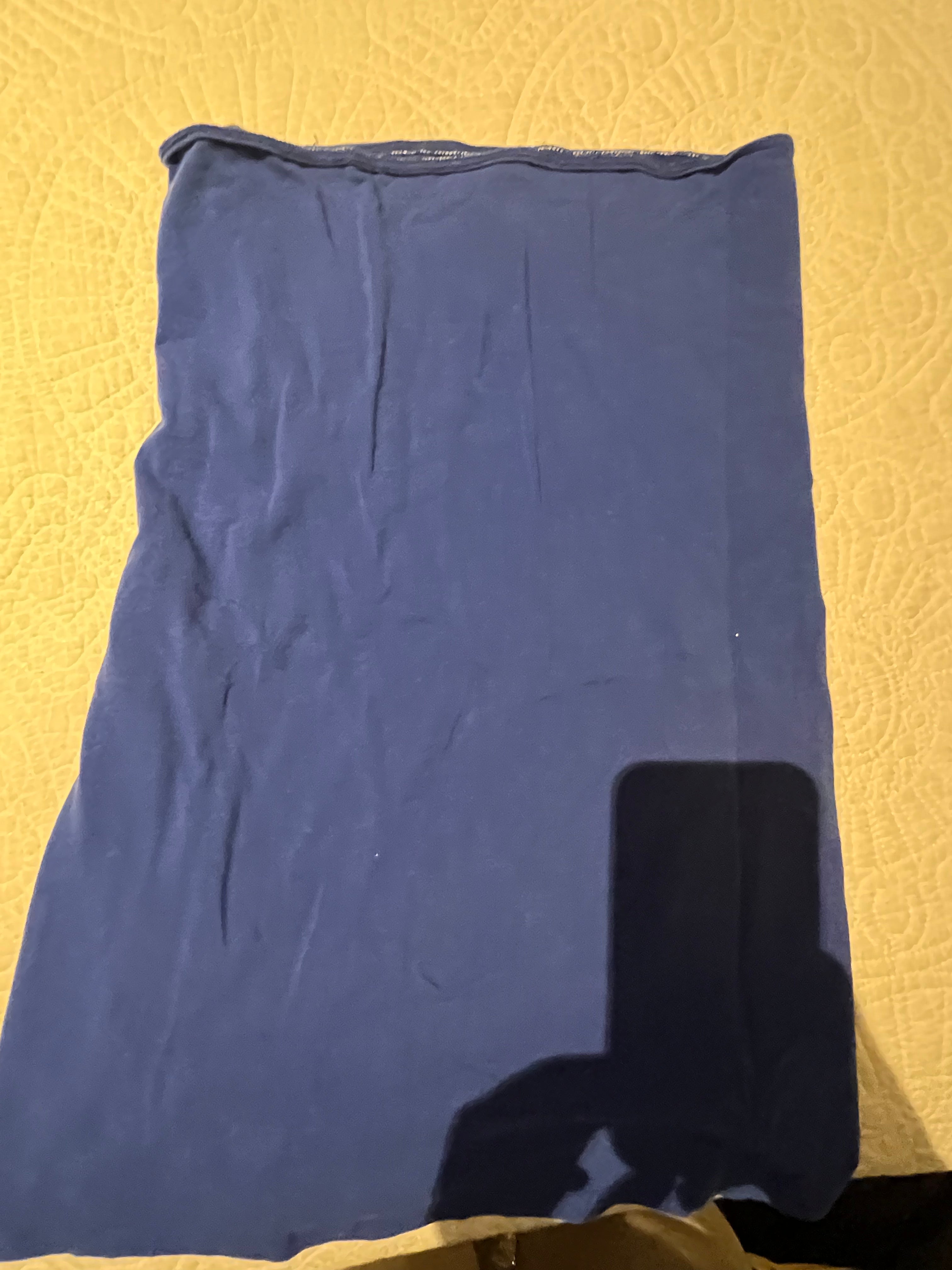 Blue mini tube dress