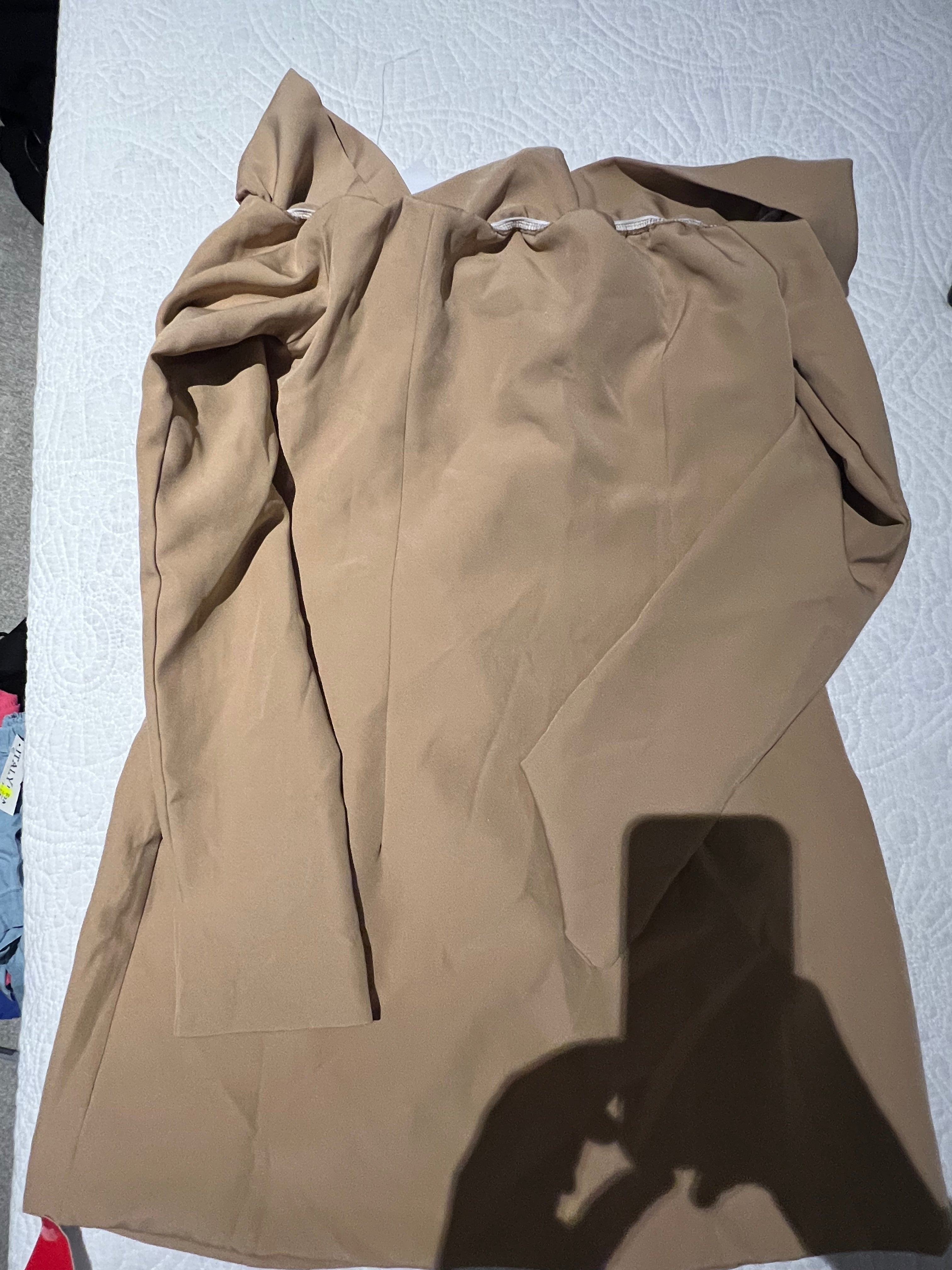 Nude blazer dress