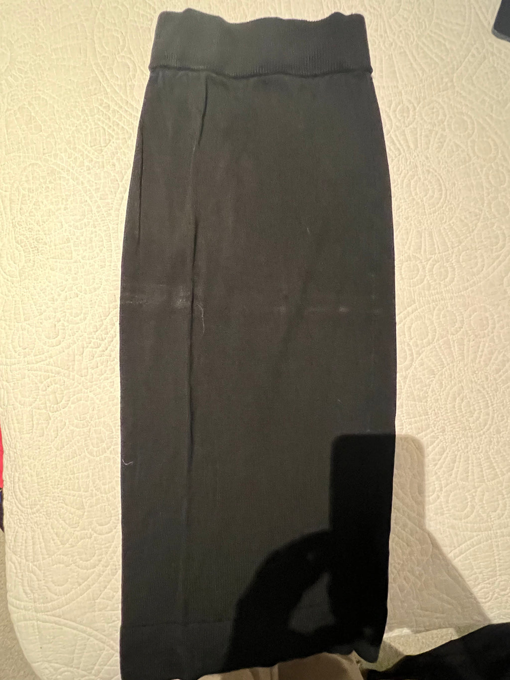Black maxi skirt