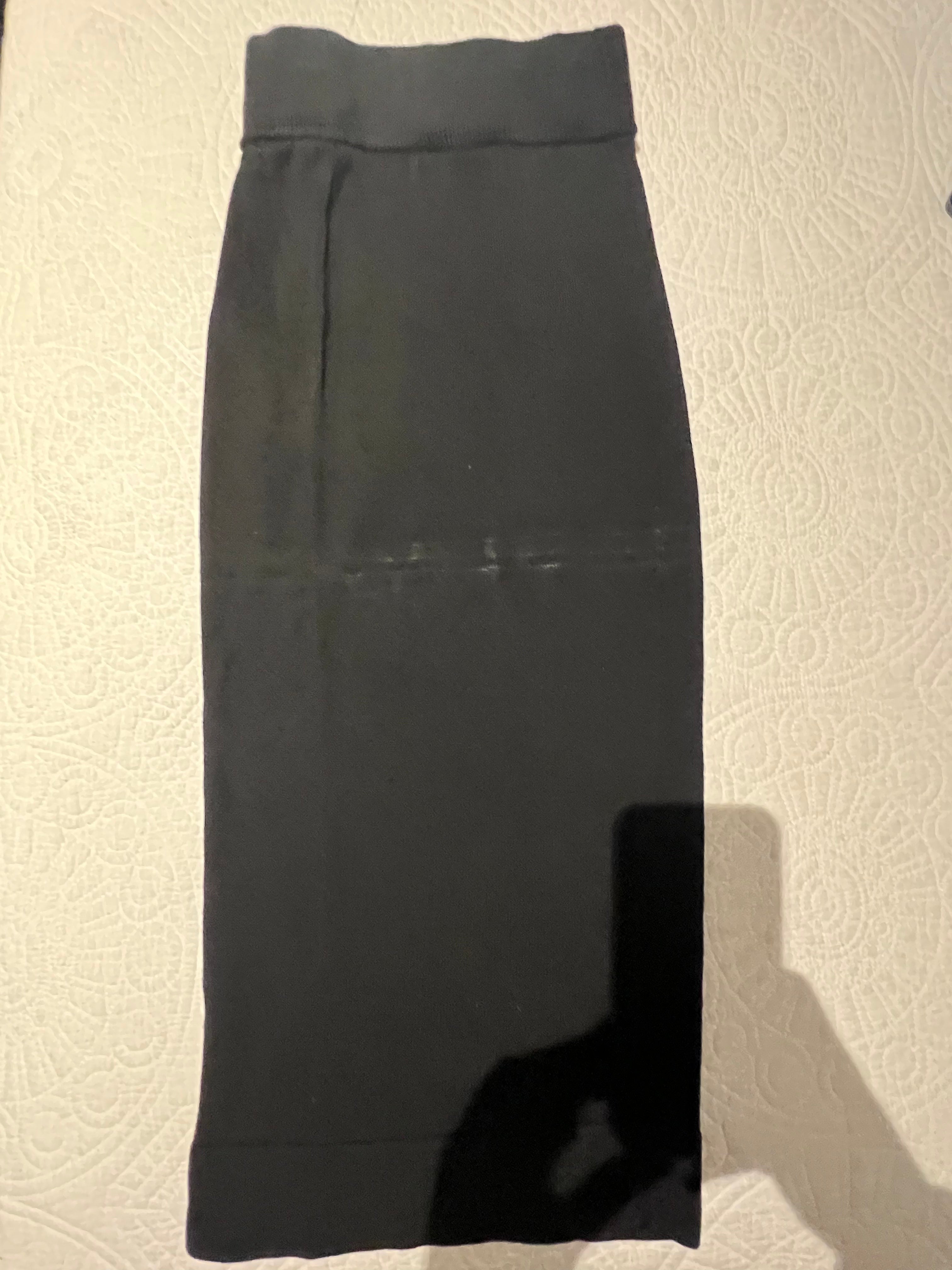 Black maxi skirt