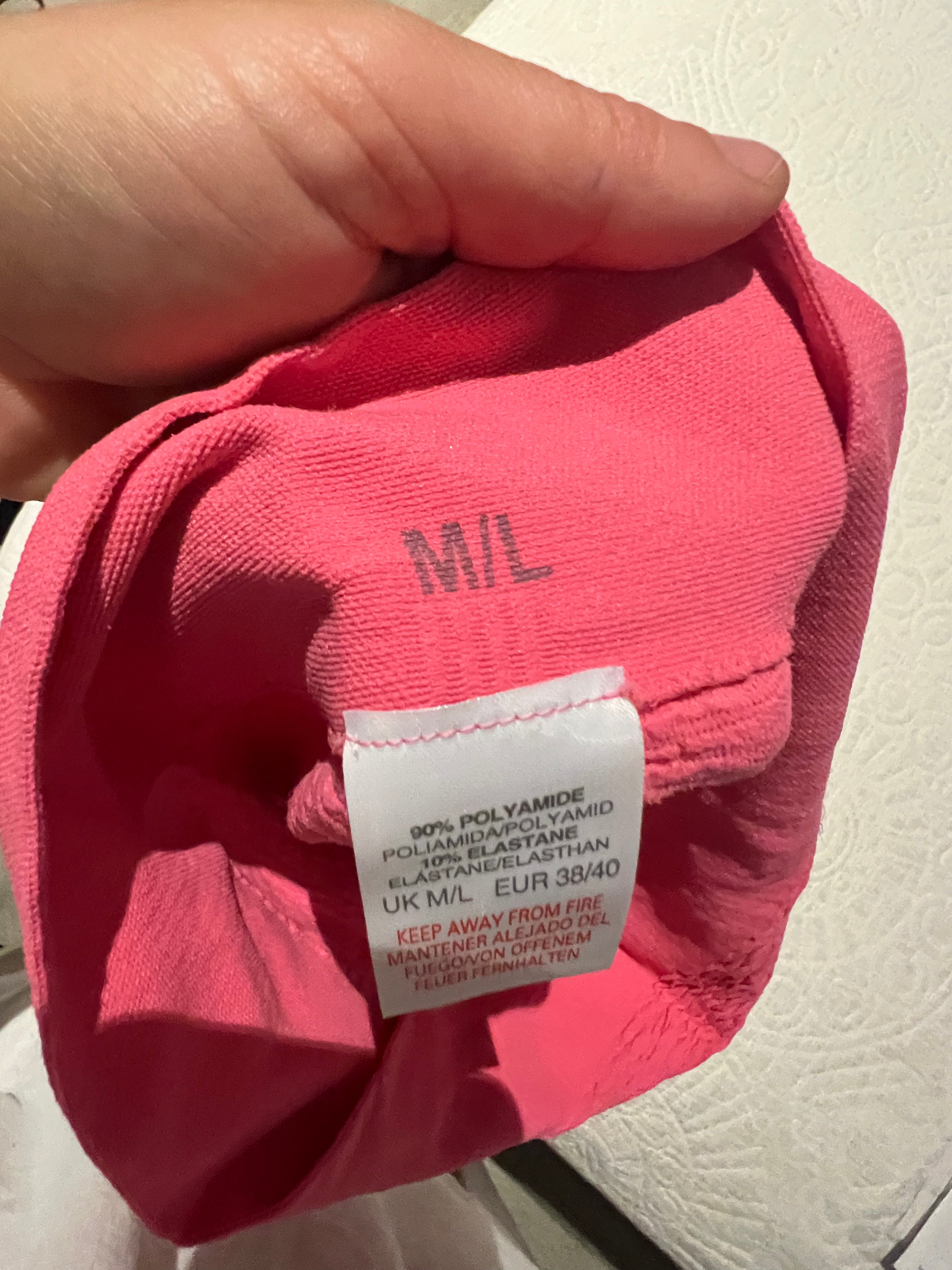 Pink mini skirt
