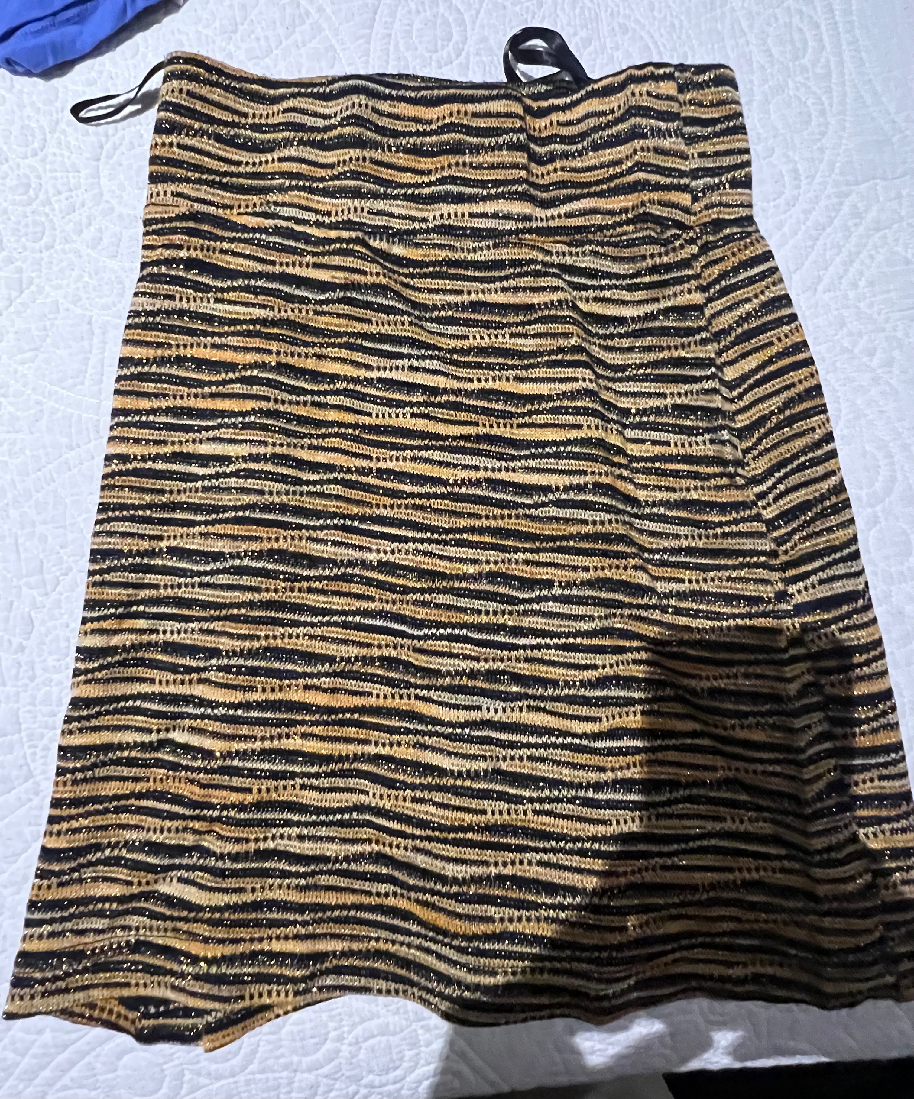 Multi coloured mini skirt