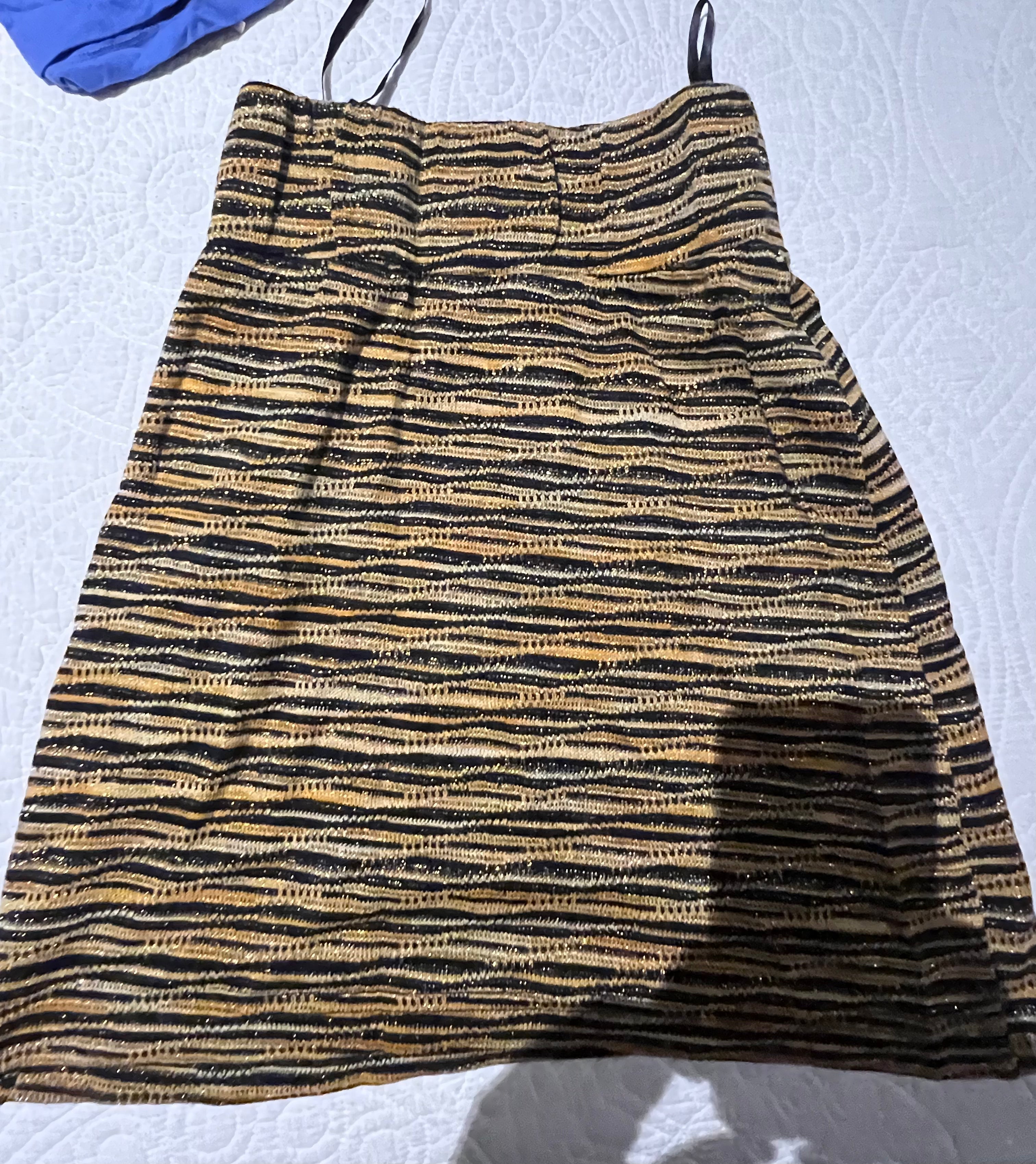 Multi coloured mini skirt