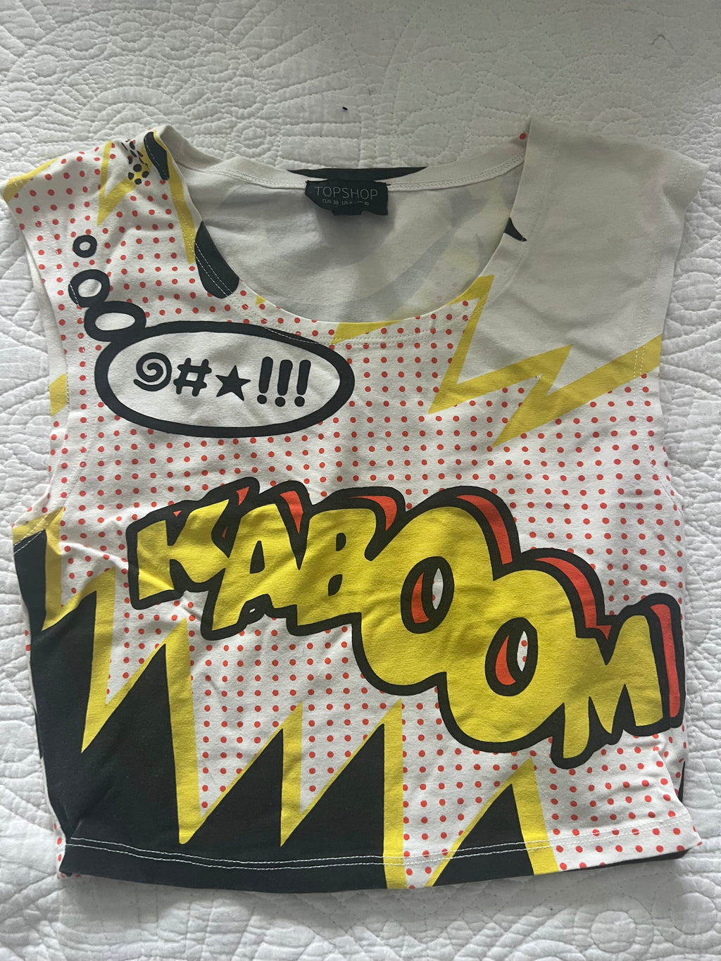 Graphic crop top