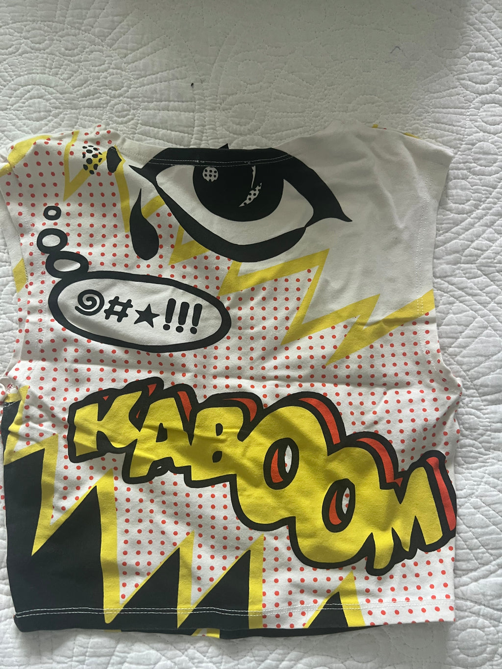 Graphic crop top