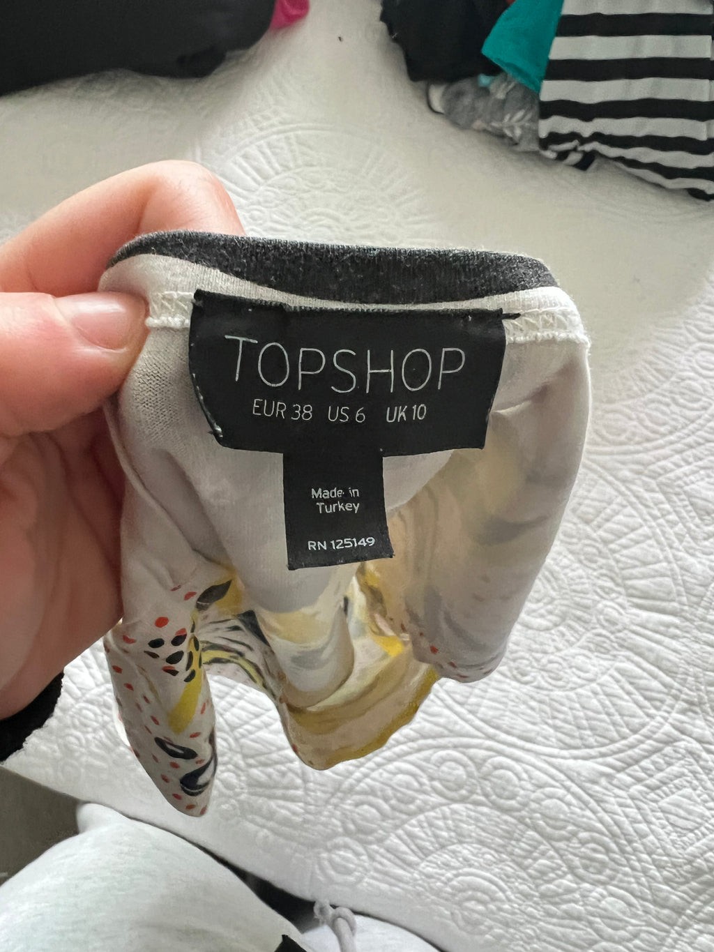 Graphic crop top