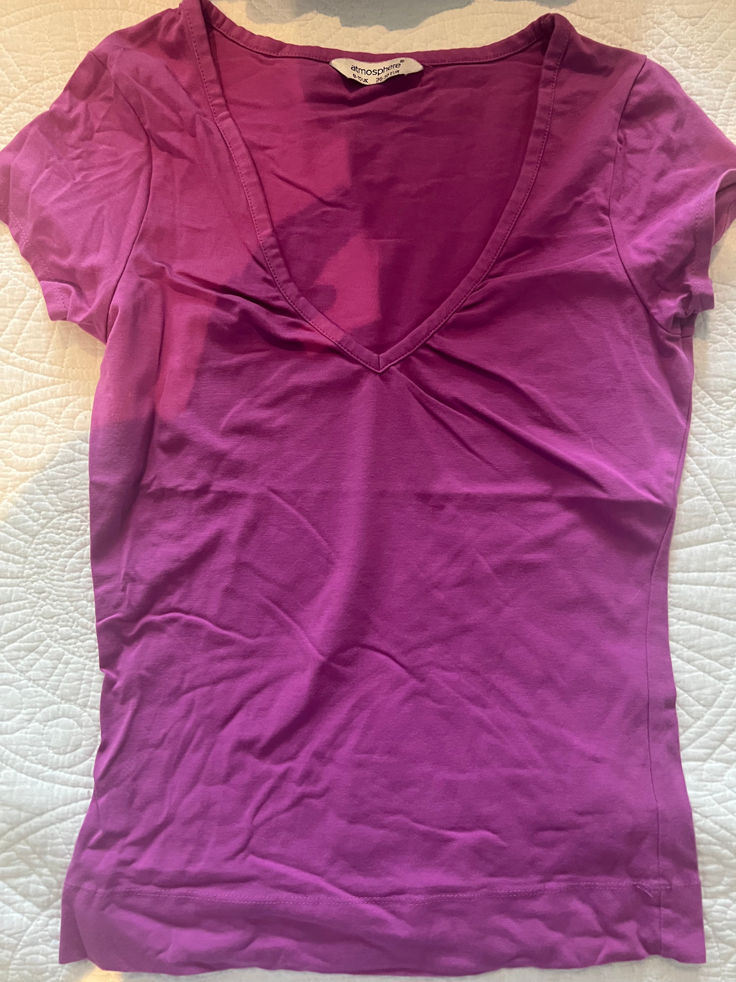 Purple  fitted top