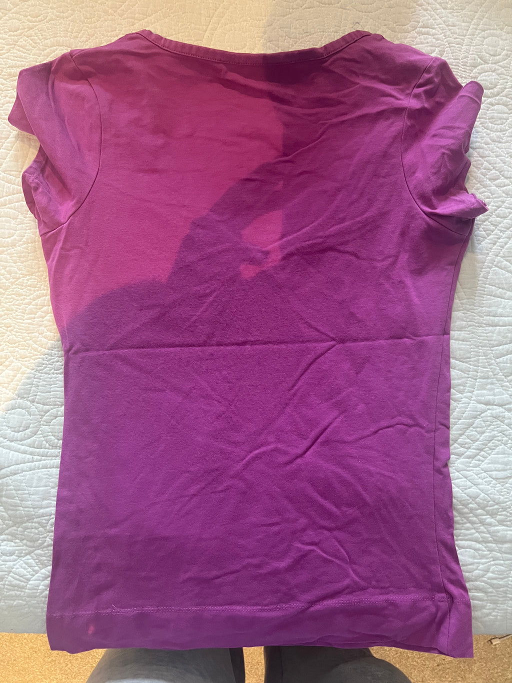 Purple  fitted top