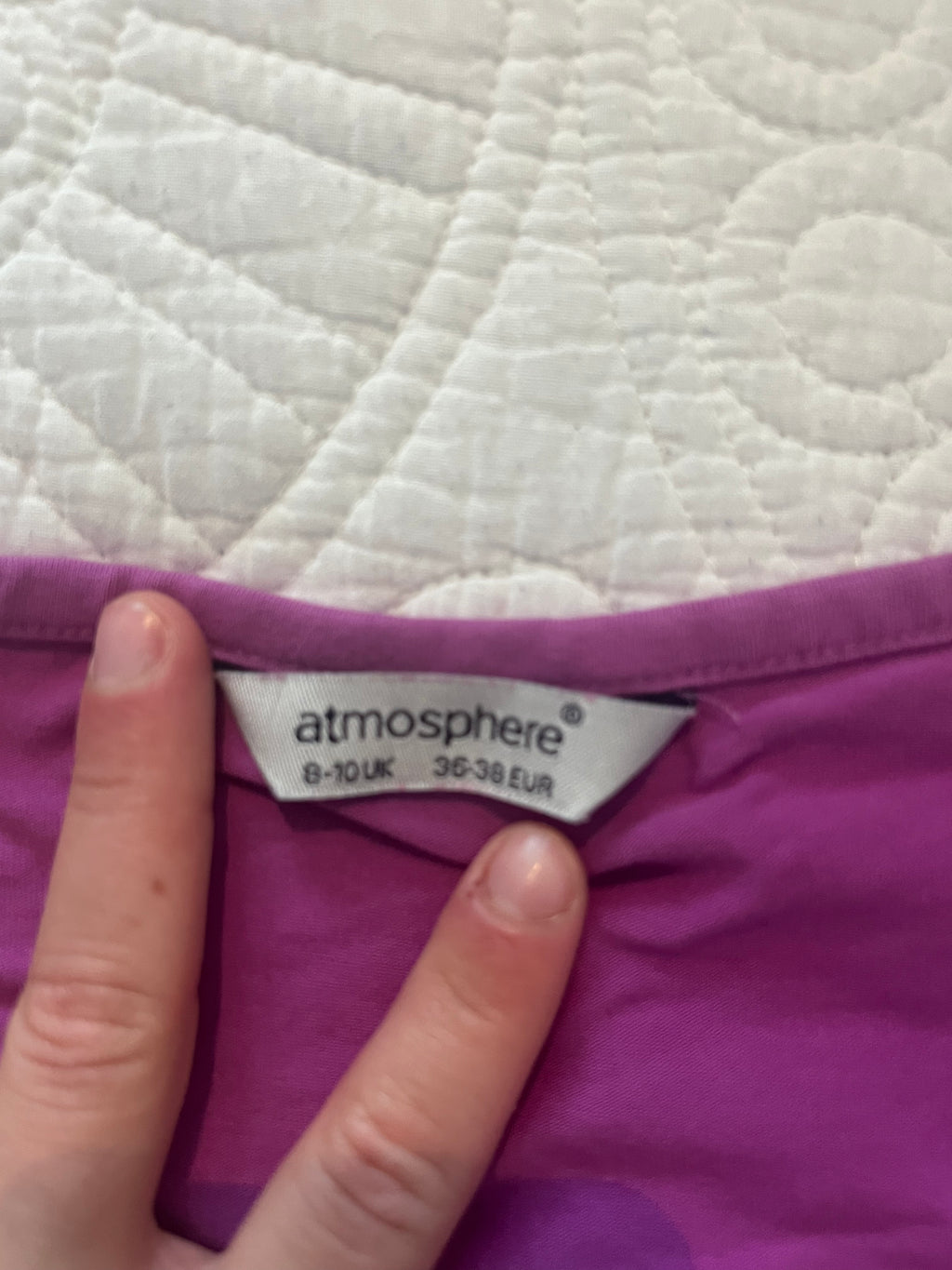 Purple  fitted top