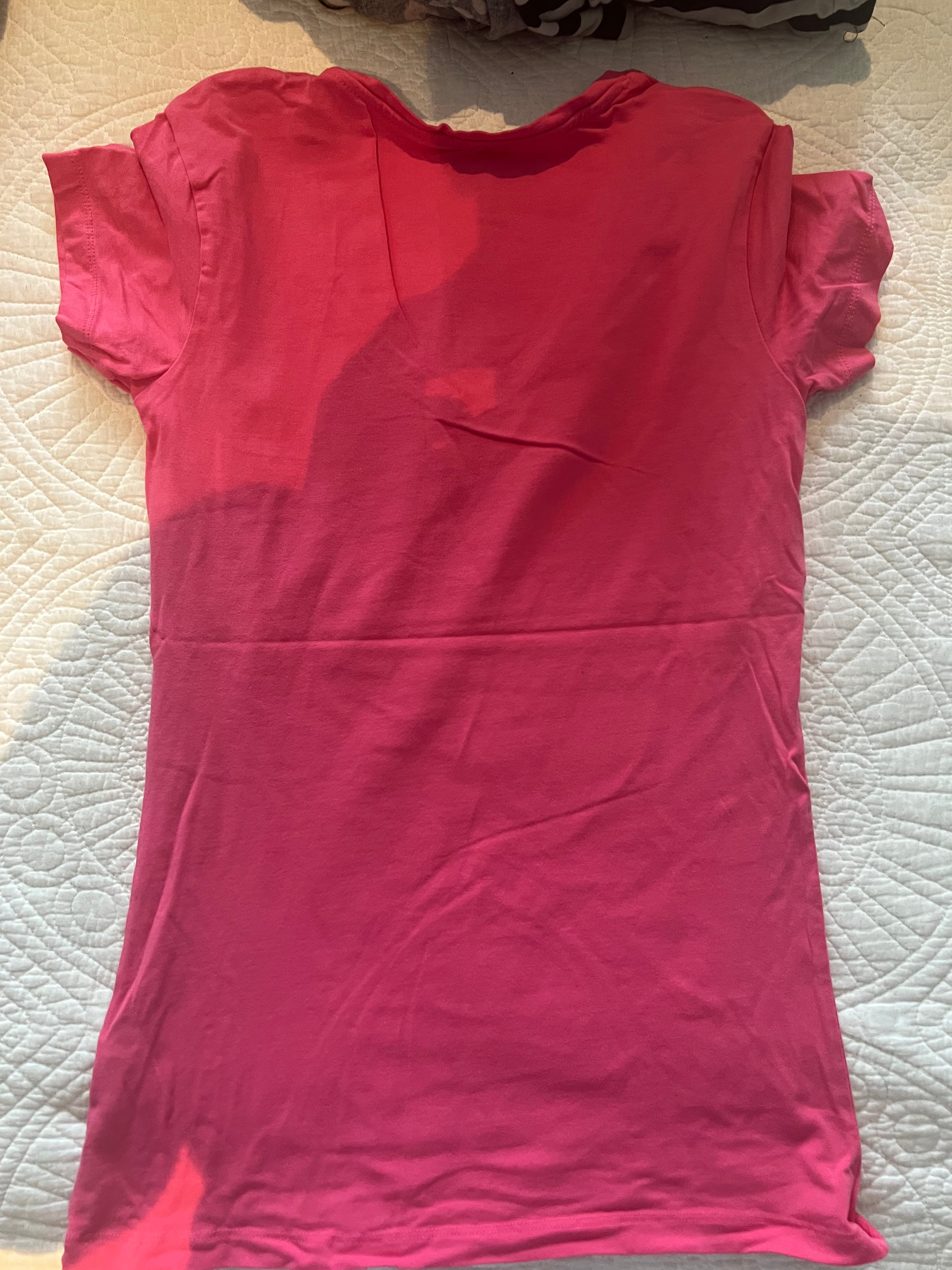 Pink fitted top